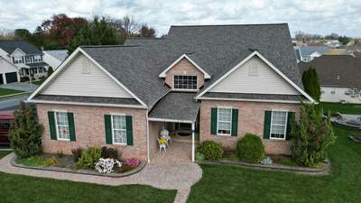Roofing Installation using CertainTeed Landmark - Weathered Wood