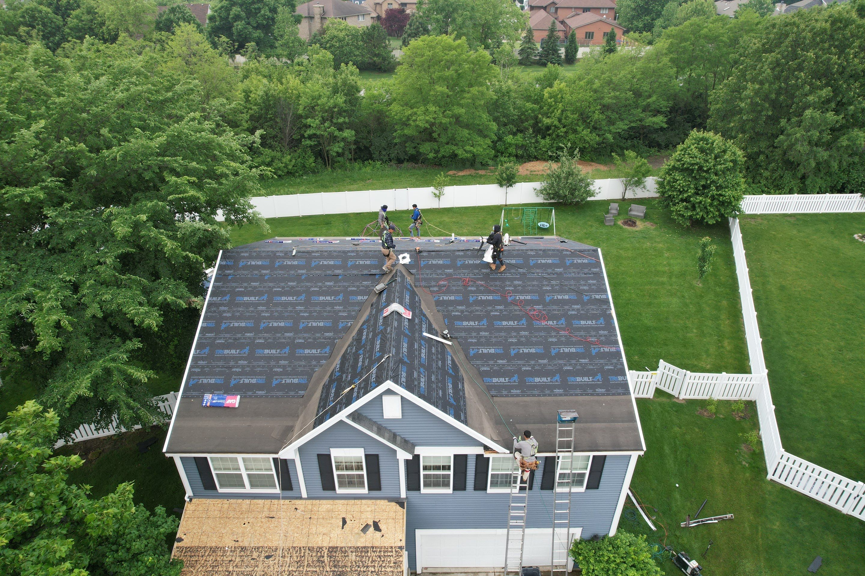 Roofing using GAF in Crown Point by Optimal Home Improvement 