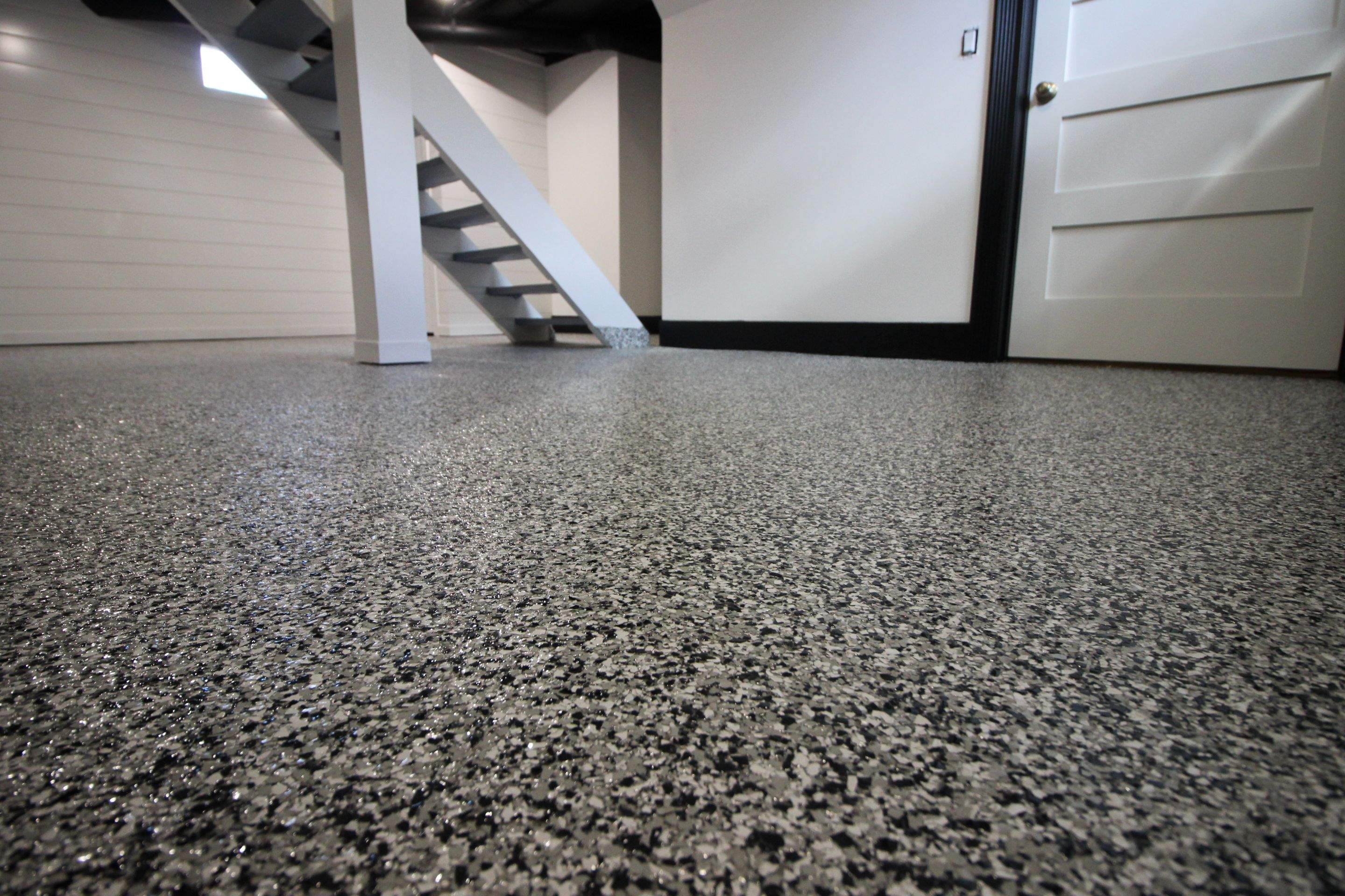Basement Floor using Domino by Your1DayFloor.com