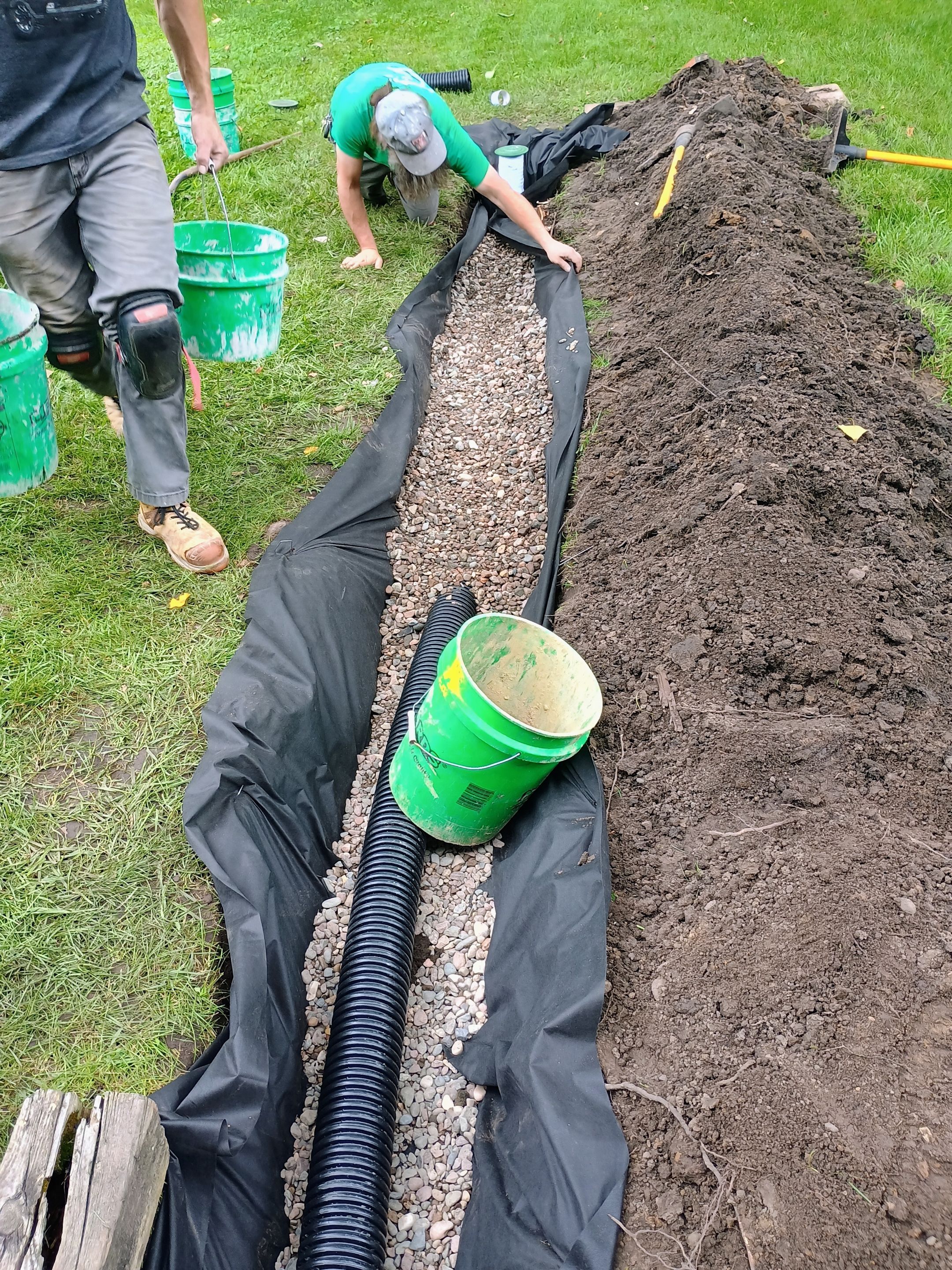 Richard’s Sump Pump Discharge Line Fix by Waterproofing Northeast
