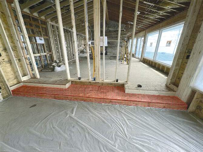 This project has it all!!!! Custom Flooring, Leveling Service, Custom Stair parts and pieces, risers, blue pad cover - all inclusive service from RTB! by RTBaldwin Hardwood Floors