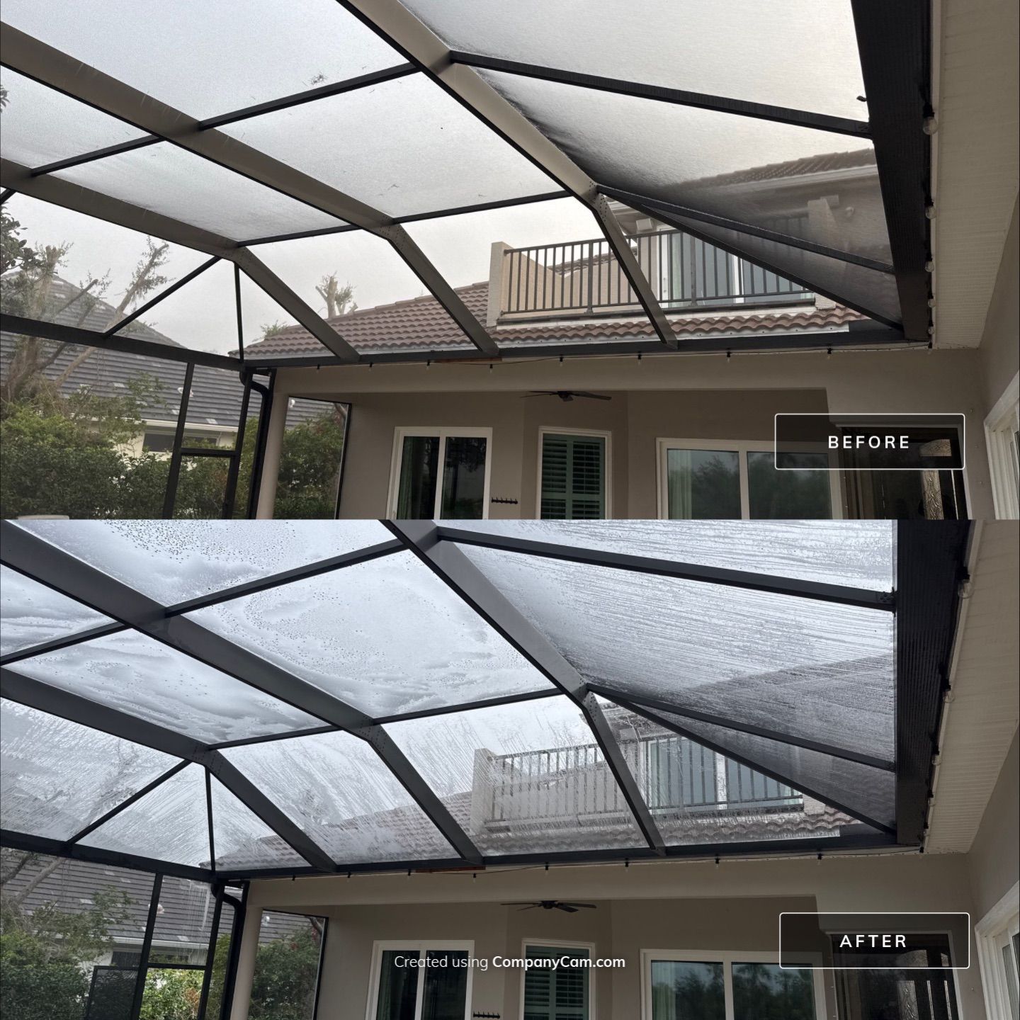 🏡 House Wash, Screen Enclosure & Travertine Pool Deck Cleaning – River Wilderness, Parrish, FL ✨ by Sunshine AquaWash
