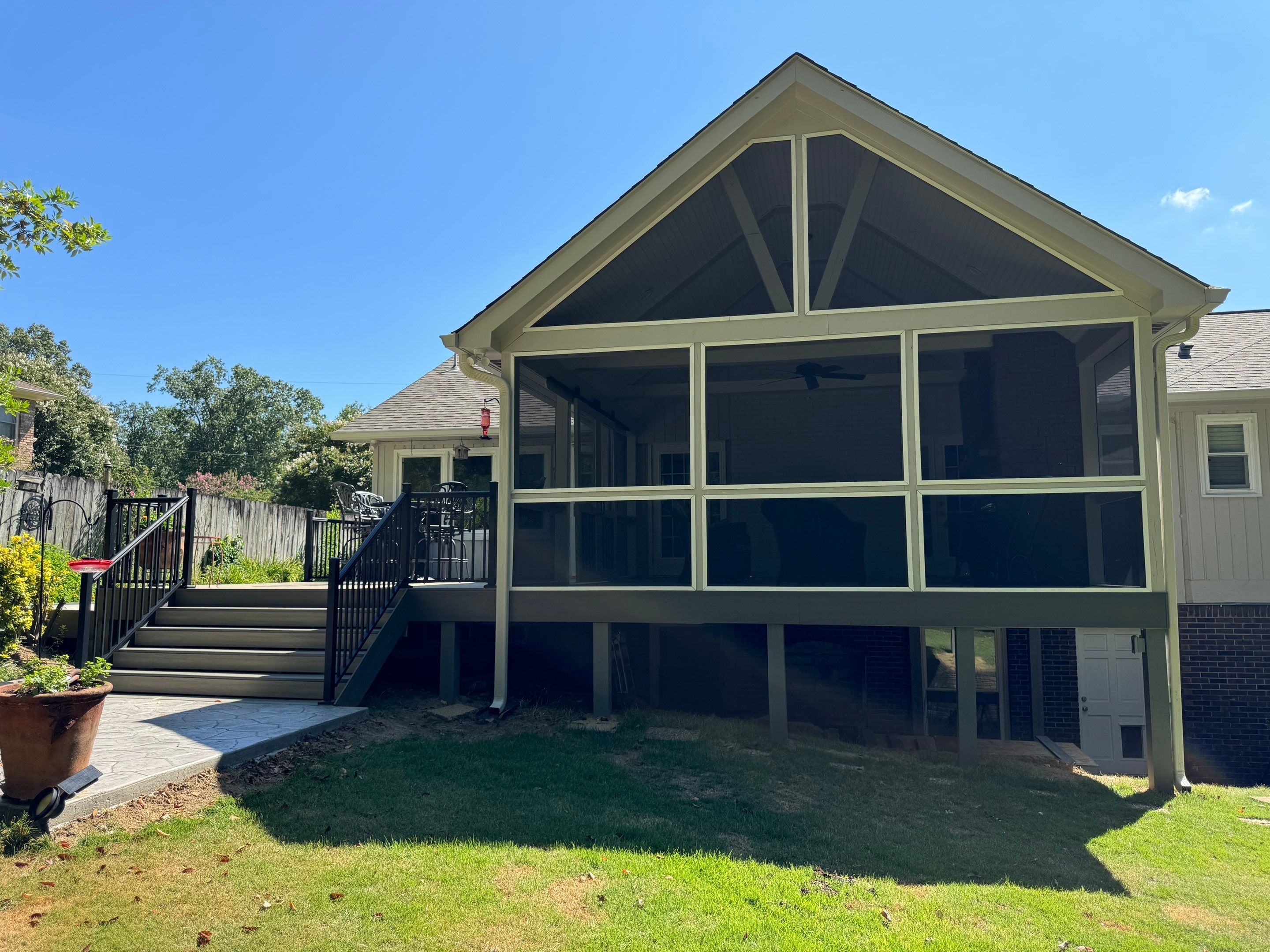Burntleaf - Screen Porch by Pillar and Pine