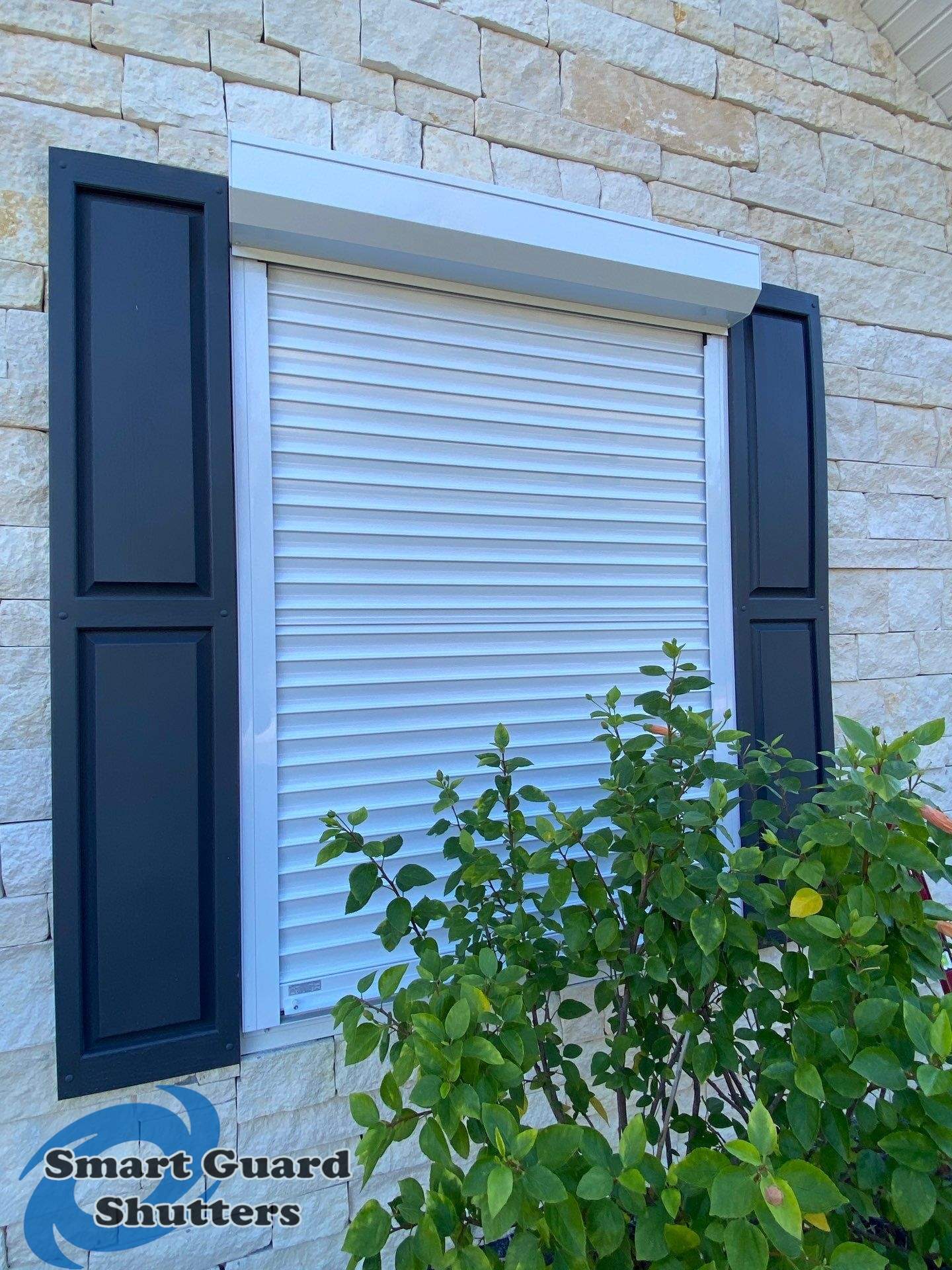 Rolling Shutters in White by Smart Guard Shutters