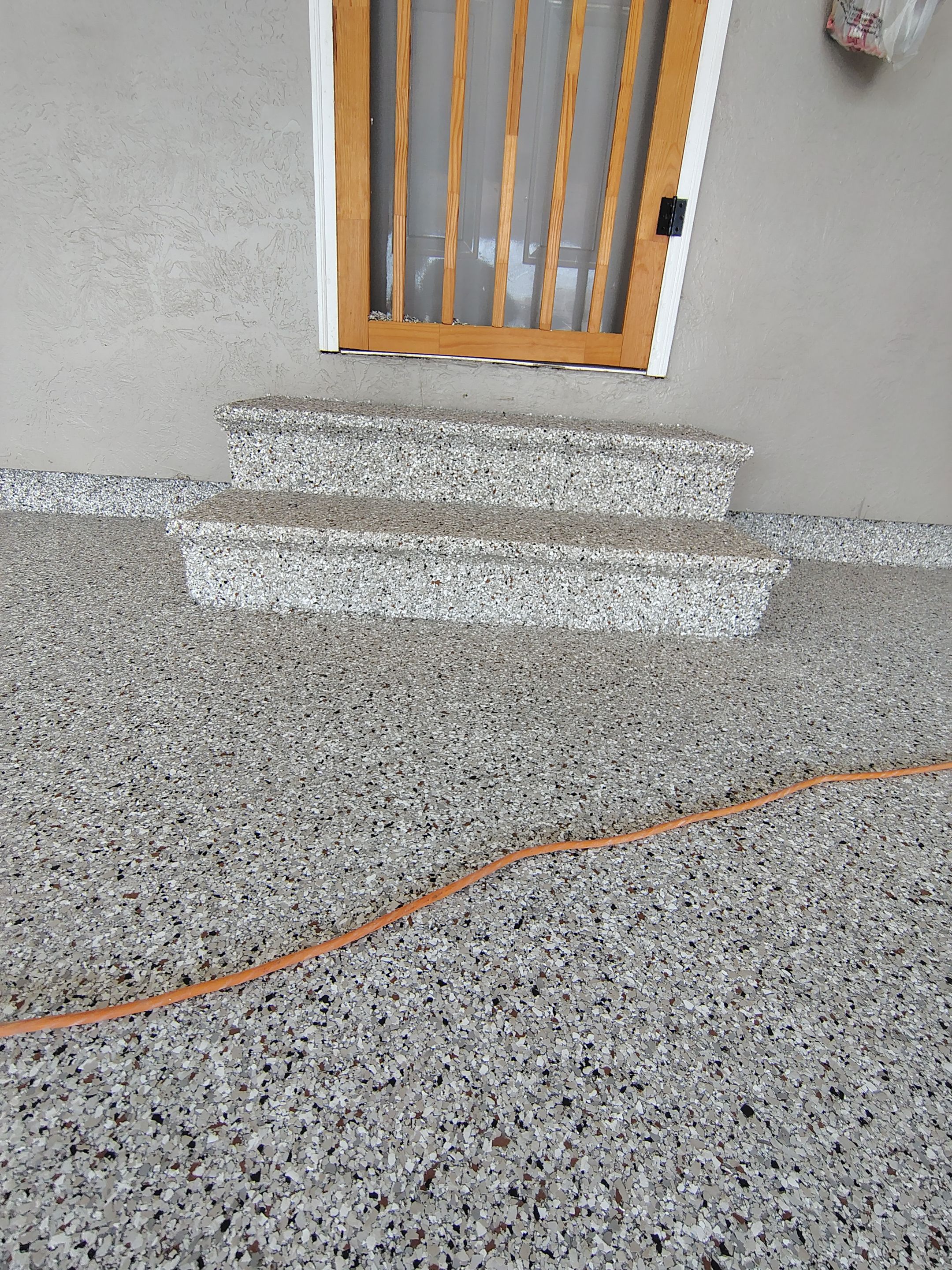 Garage Concrete Floor Coating and Crack Repair in Onawa by Select Painting, Coatings & Garage Cabinets