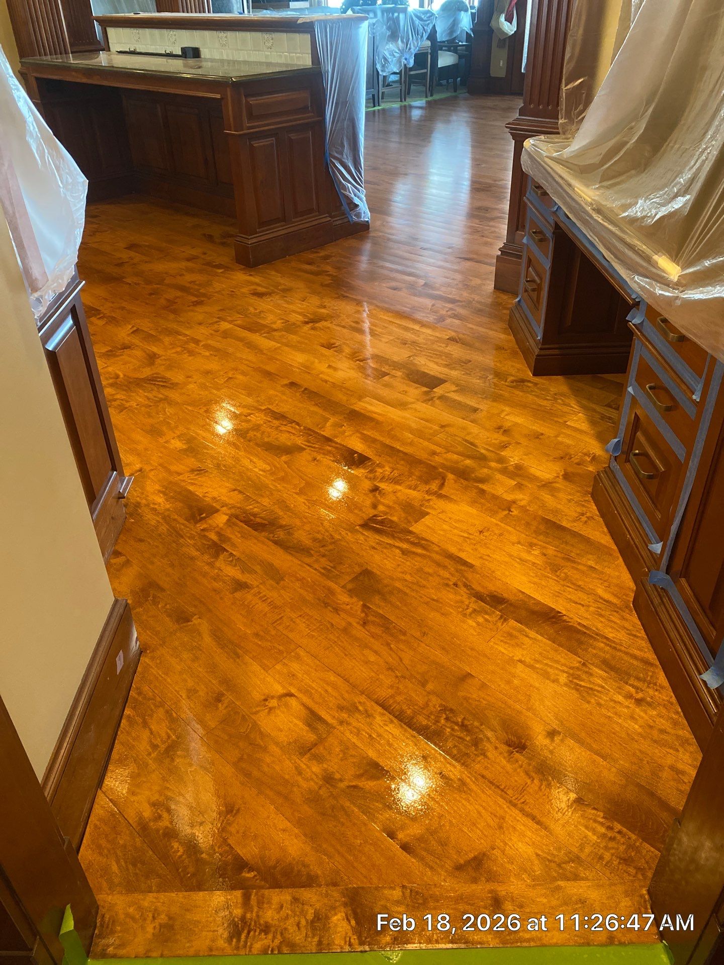 Glossy Maple Refinish! by RTBaldwin Hardwood Floors