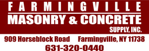 Logo for Farmingville Masonry & Concrete Supply Inc