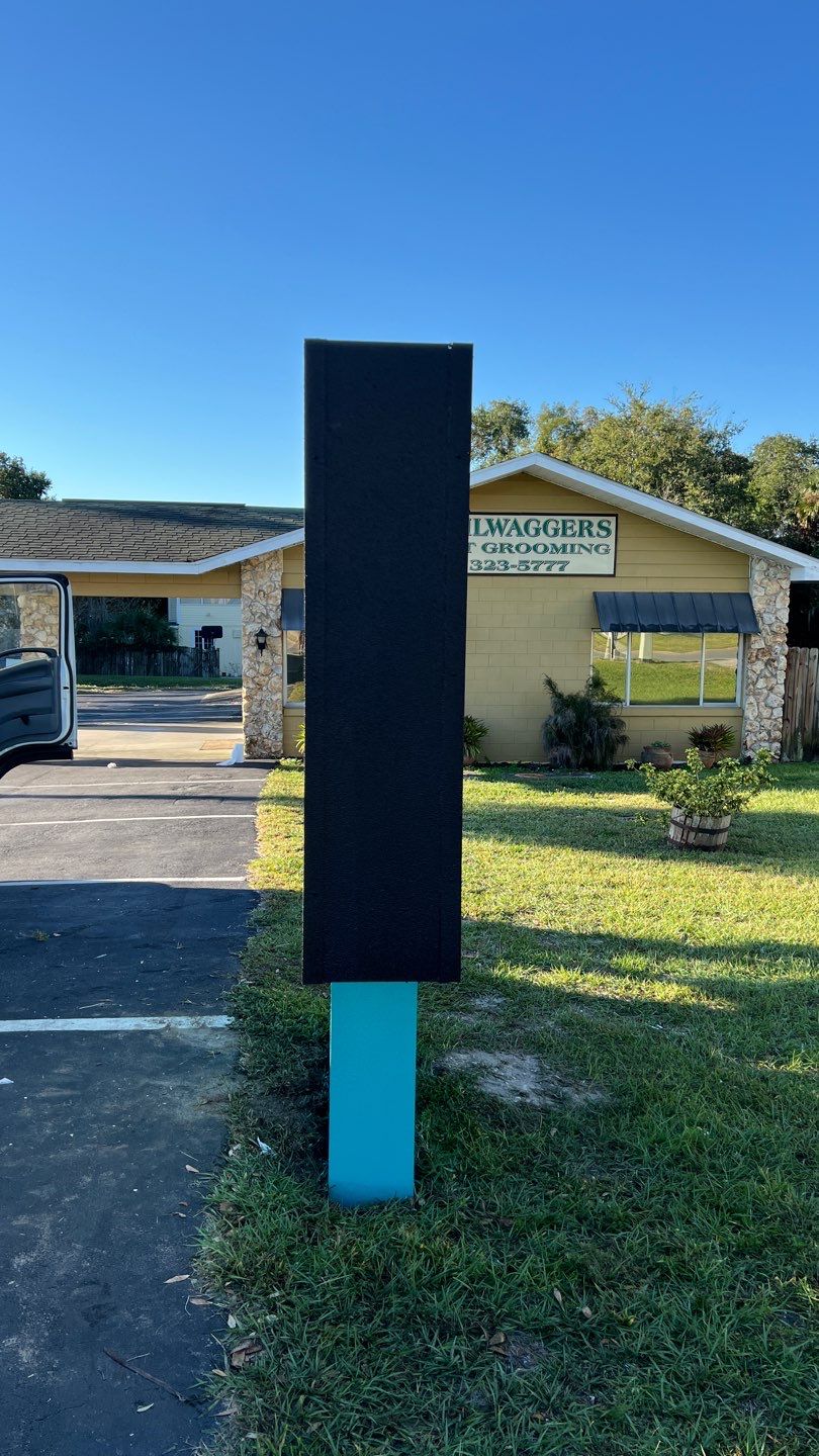 Monument Sign for Tailwaggers by SignCrafters