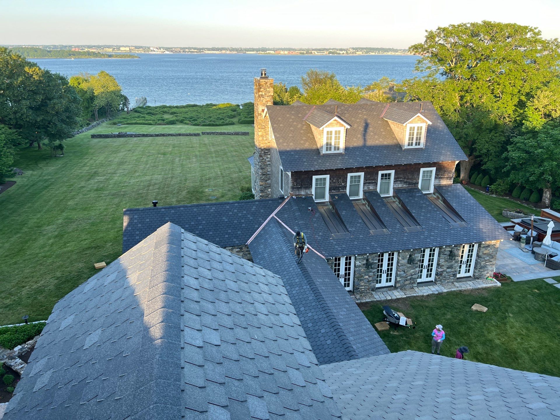 Jamestown,RI Roof Replacement by Rinaldi Roofing 