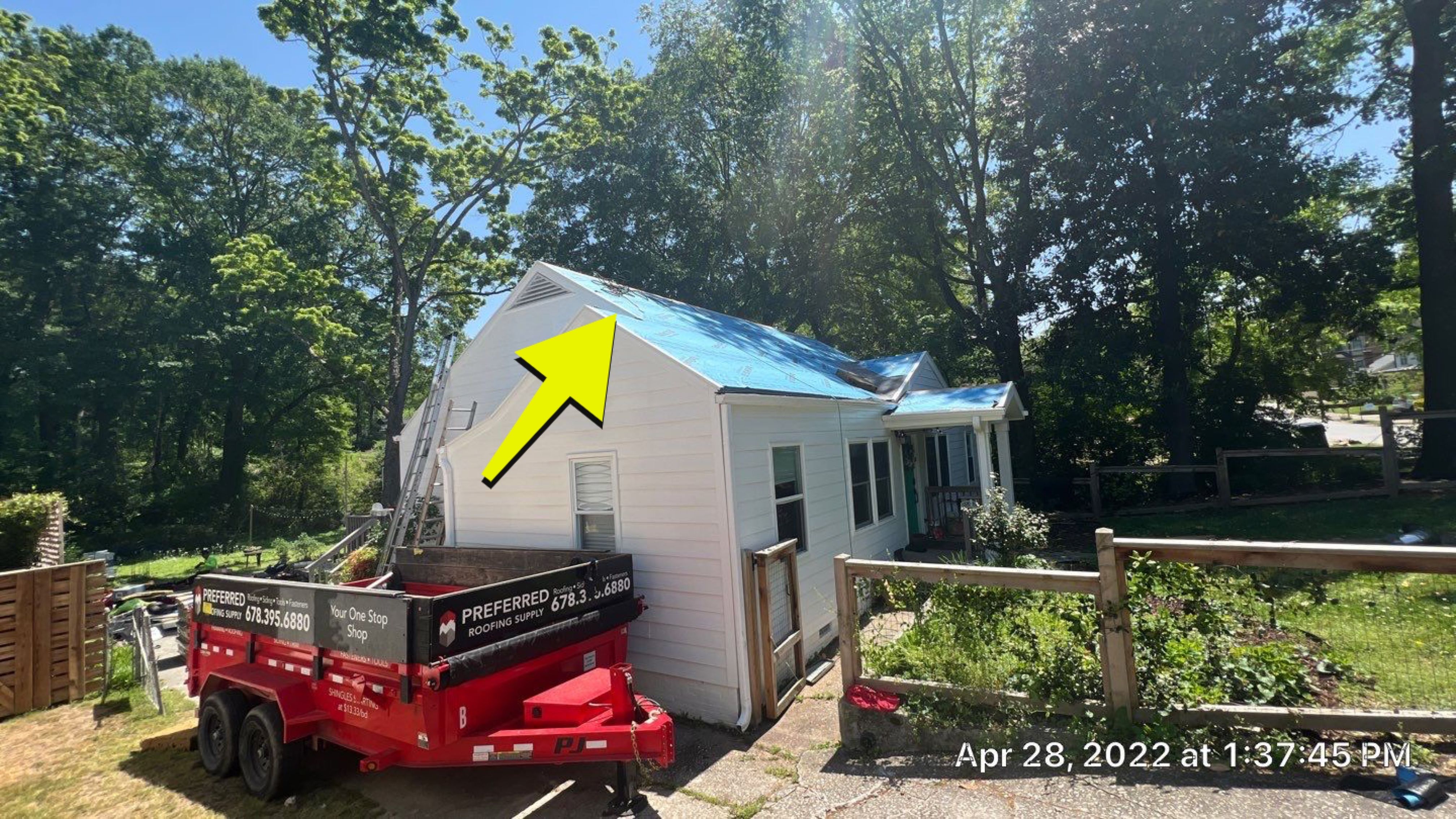 Roof Replaced and interior repaired by Nailed It Roofing & Remodeling LLC