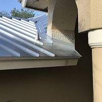 24ga 1.5" Mechanical Seam Mill Finish by Total Roofing System The Metal Roof Experts
