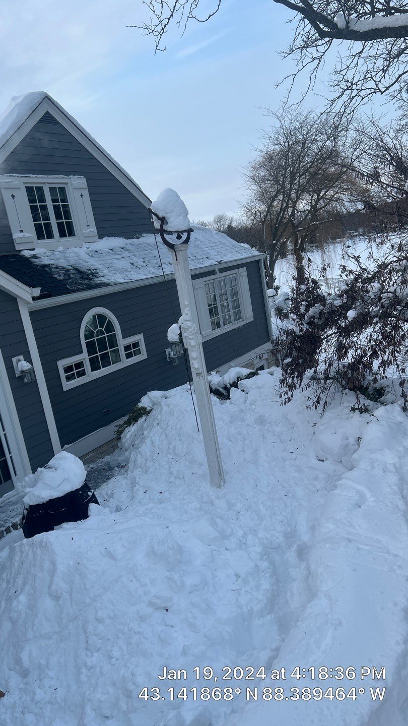 Roof Snow And Ice Dam Removal using Steamer by Total Restoration Services