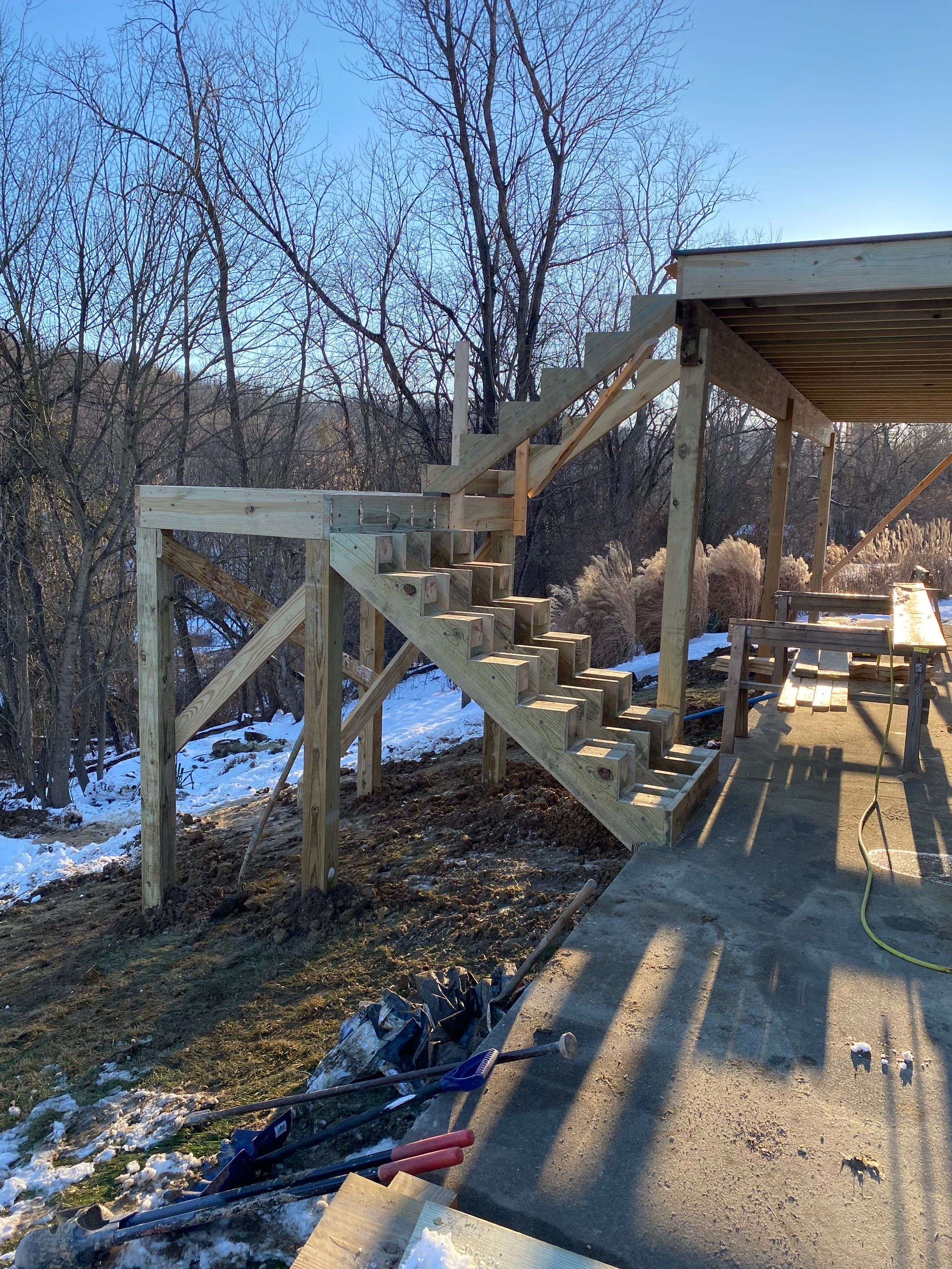 Deck and Roof Build by Cousins Roofing Siding & Decks