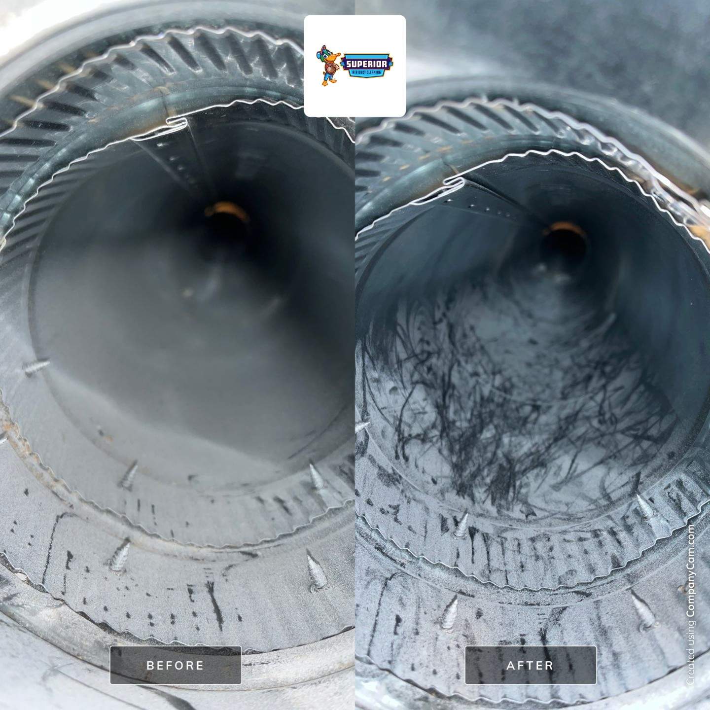 Air Duct Cleaning With a Vacuum Truck in Columbiana, OH by Superior Air Duct Cleaning