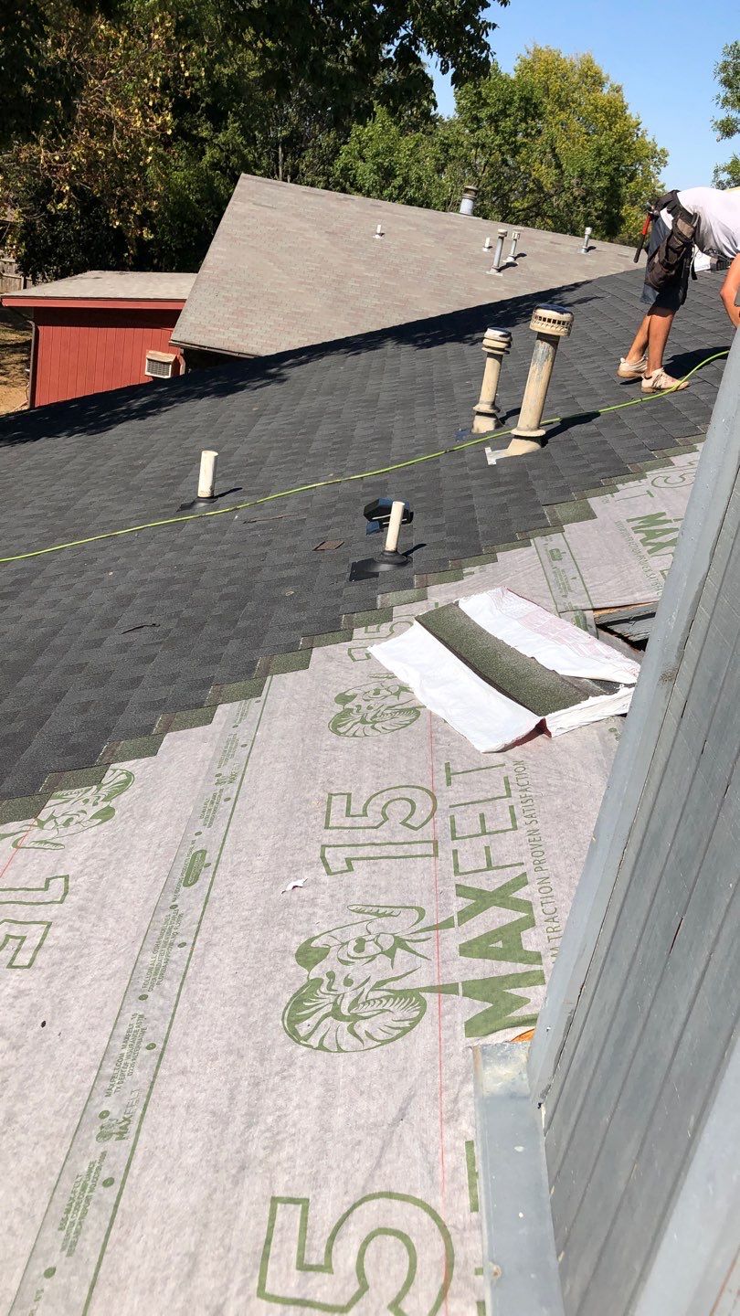 Residential Roofing Installation using GAF Natural Shadow  by A & H Roofing and Contracting