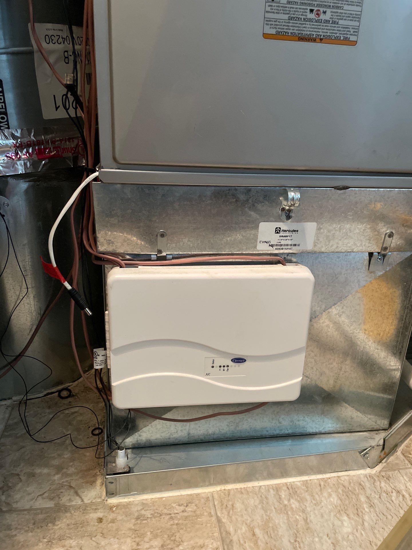 Replaced Furnace and Air Conditioning  by Custom Climate Professionals