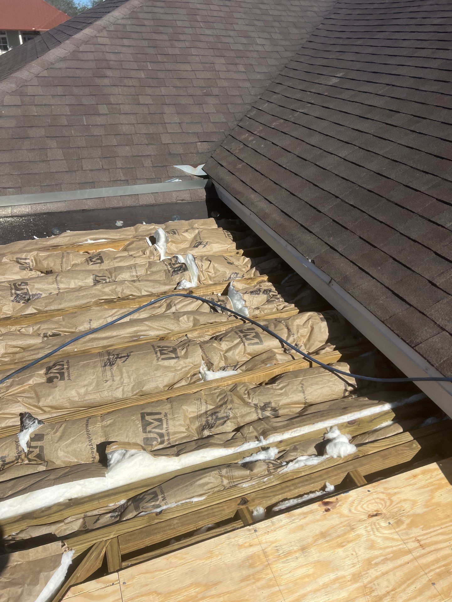 It Ain't Easy getting Shady  by Bayfront Roofing and Construction