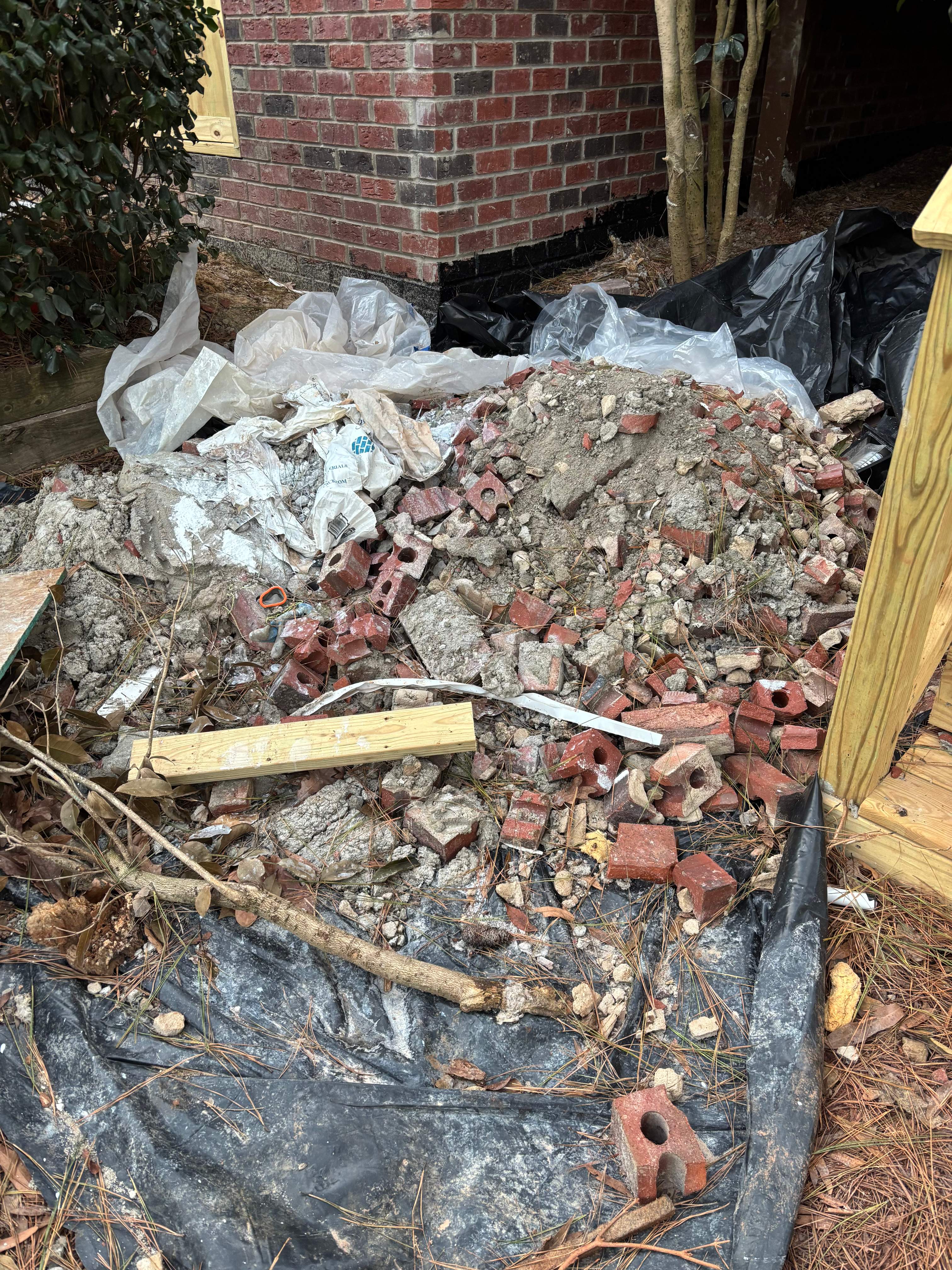 Project in Charlotte by Badger Hauling