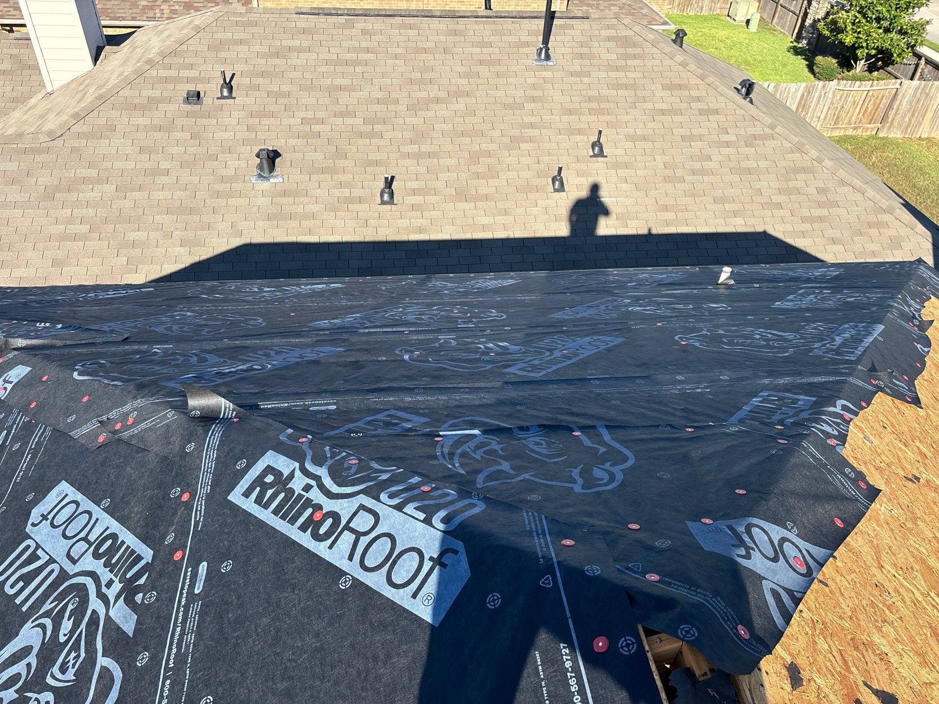 Residential Roofing Installation using Owen's Corning Duration (Lifetime) Shingles by Roof Repair Company