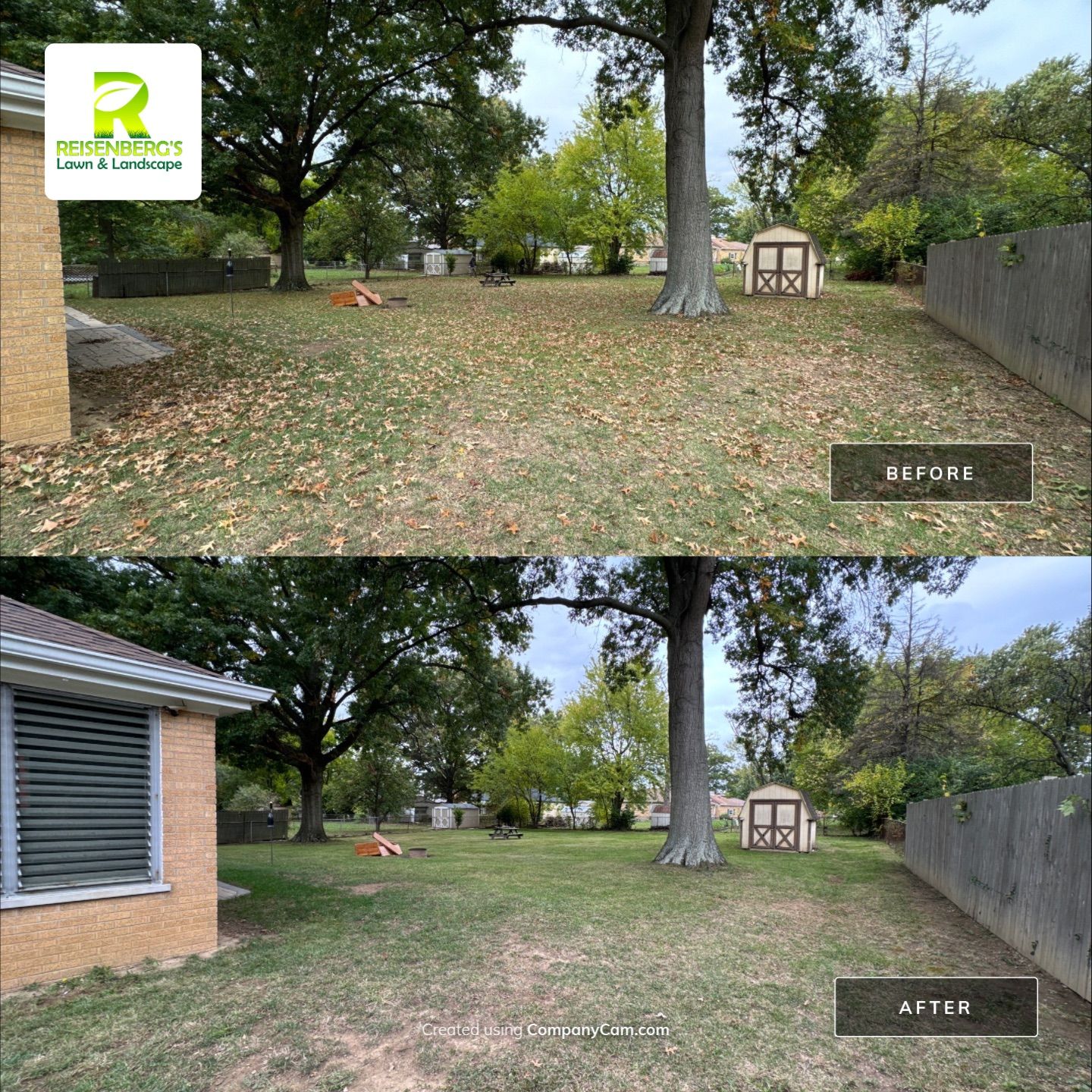Leaf Collection & Removal by Reisenberg’s Lawn & Landscape, LLC