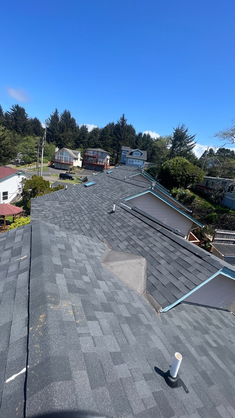 Residential Roofing Installation using Malarkey Highlander with Vented Ridge by Orezona Building & Roofing Company, Inc.