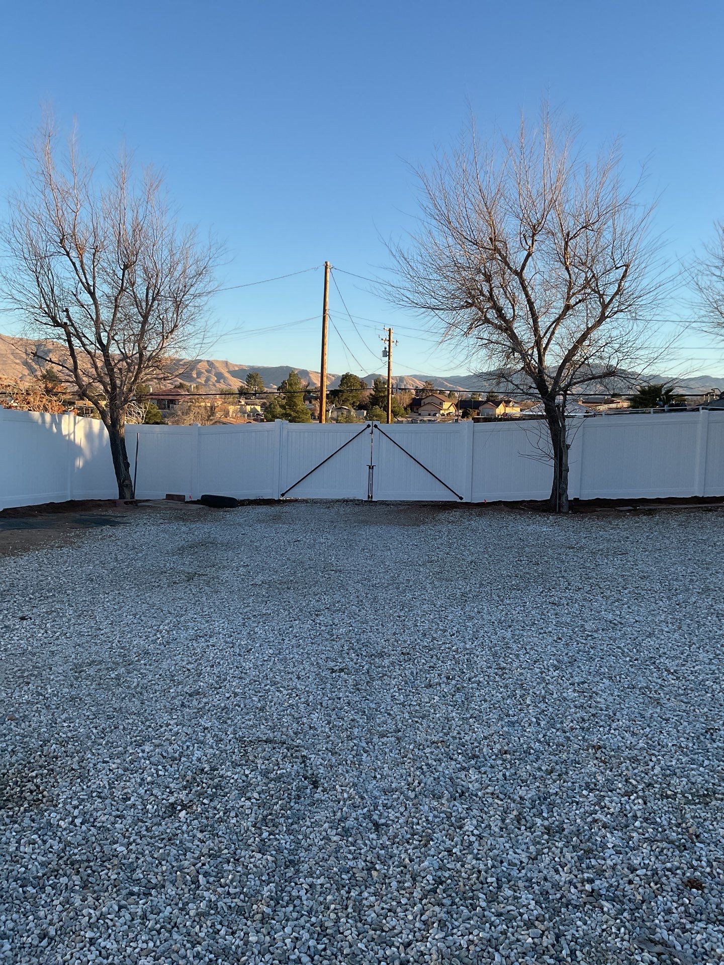 Replacement of old chain link fence by Fence Guys Inc. 