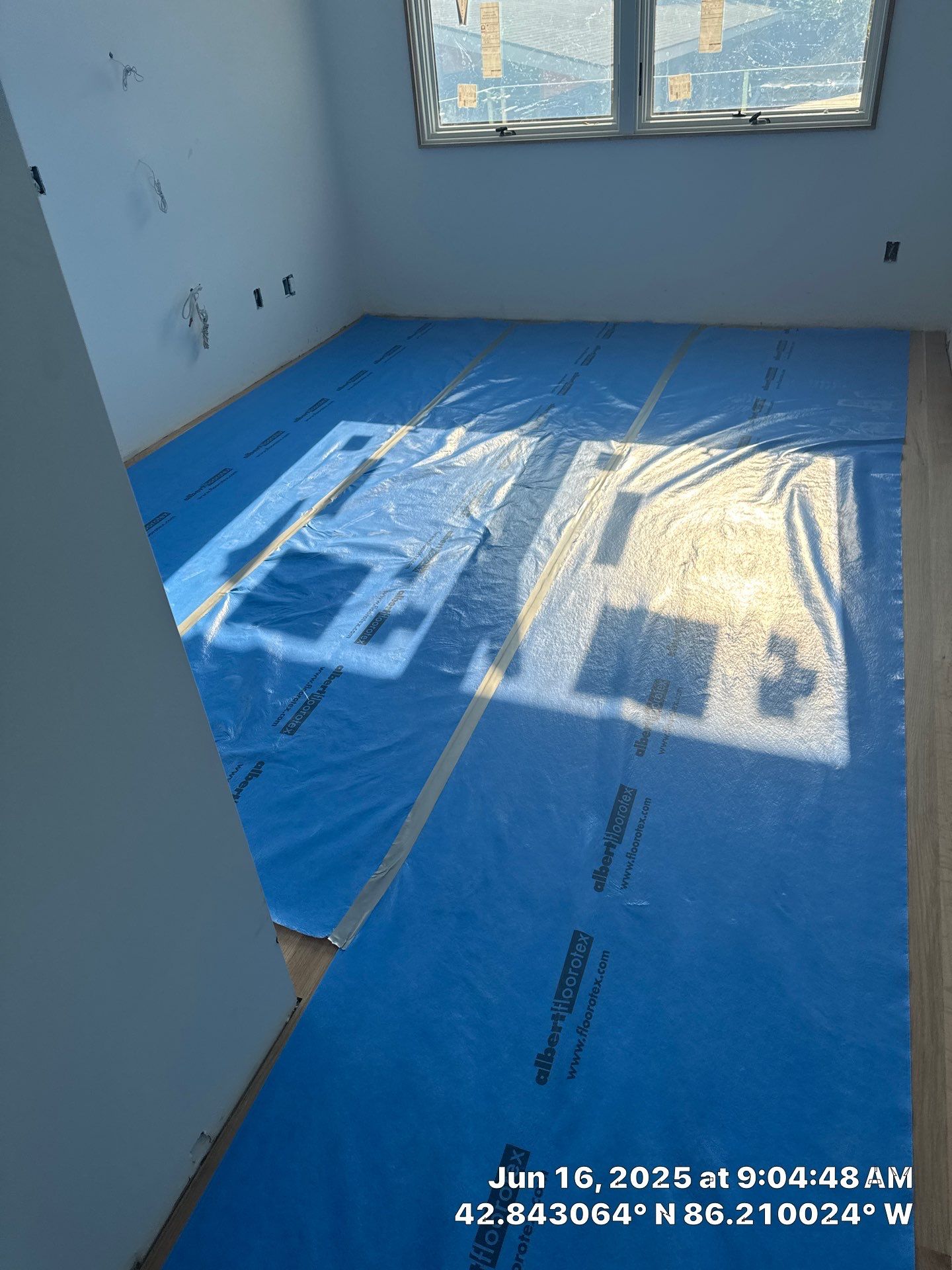 This project has it all!!!! Custom Flooring, Leveling Service, Custom Stair parts and pieces, risers, blue pad cover - all inclusive service from RTB! by RTBaldwin Hardwood Floors