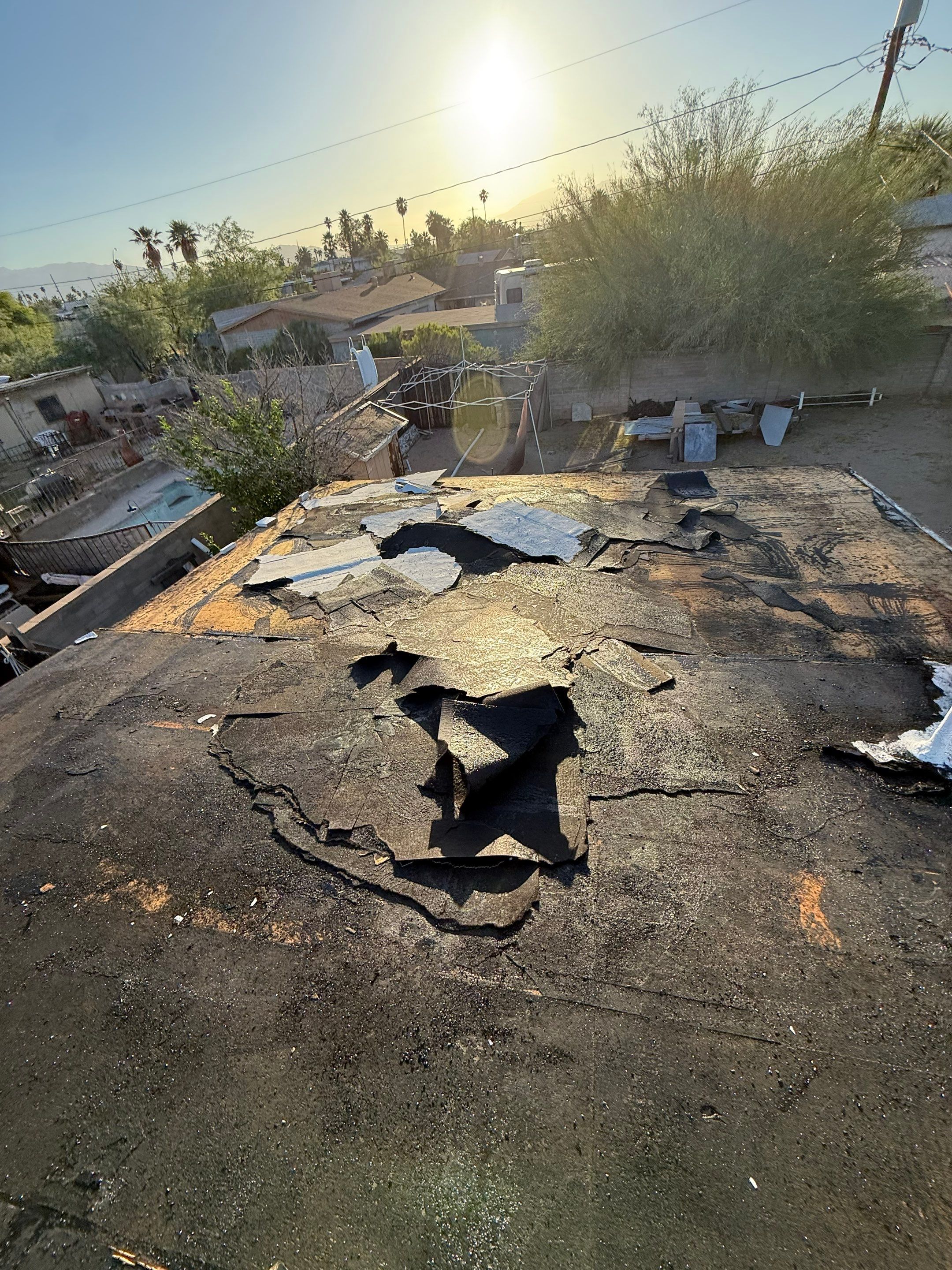 Project in Tucson by West Coast Roofing AZ