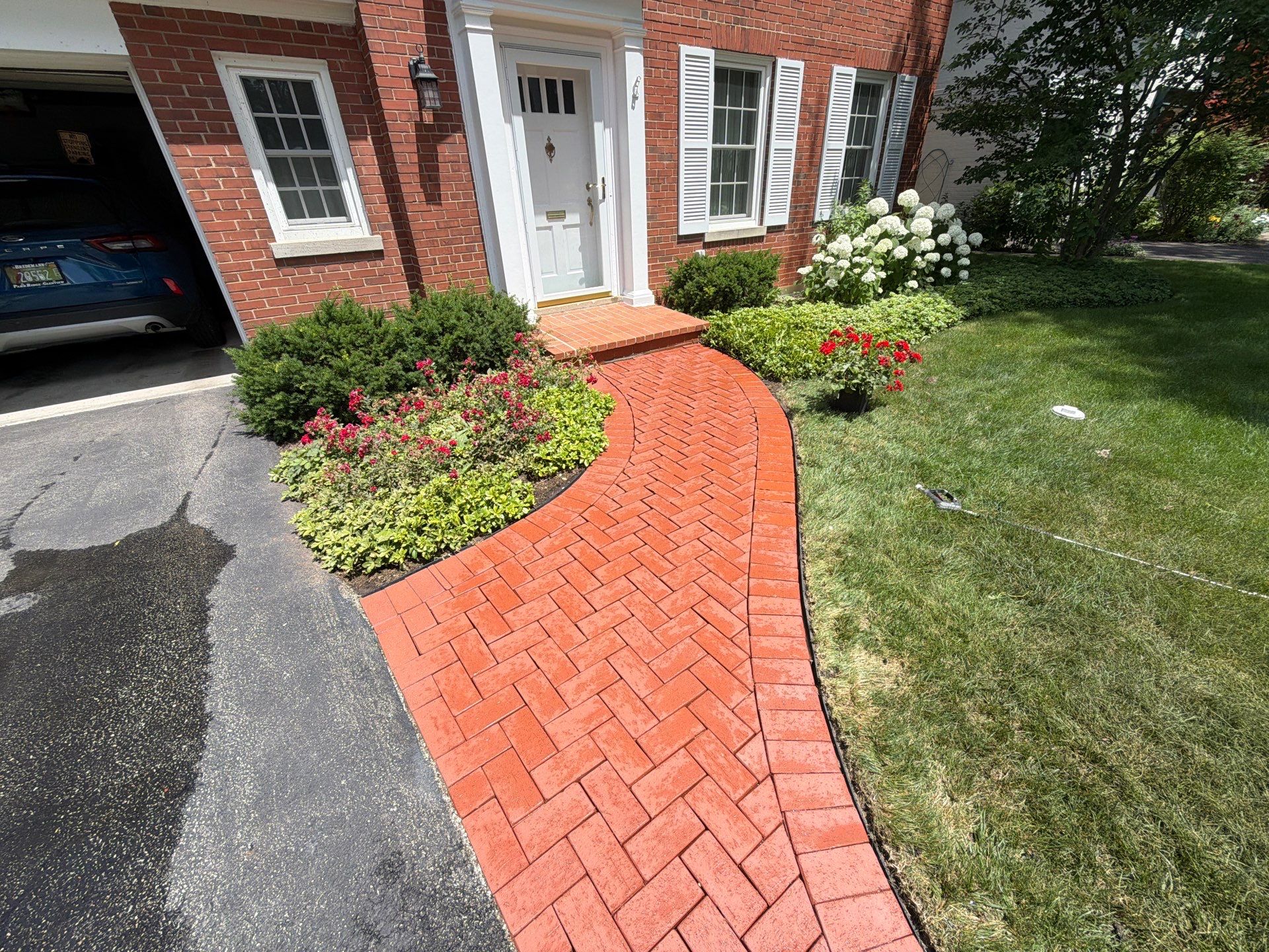 Brick Paver cleaning, sanding, seal by Northern Power Washing LLC.