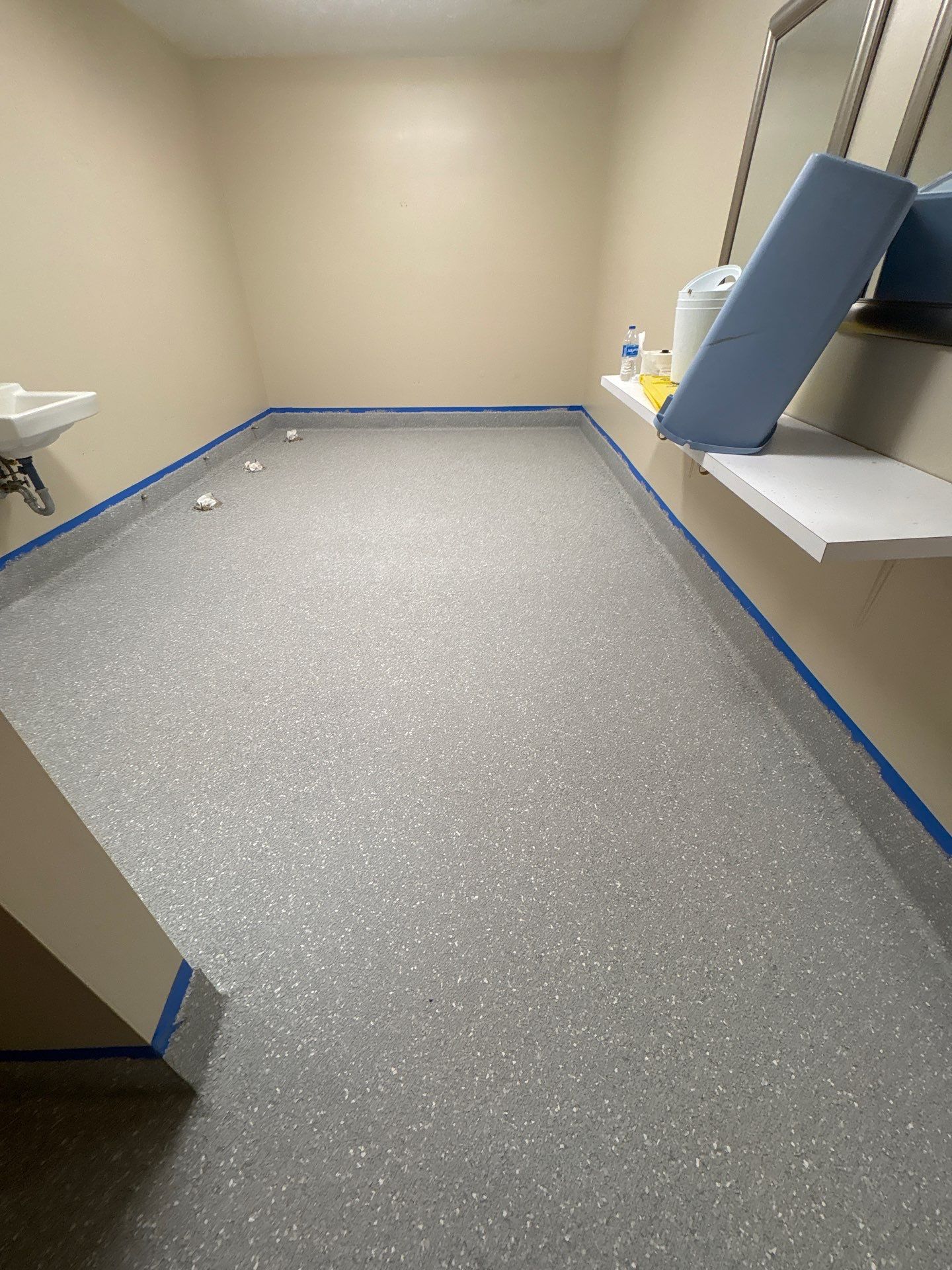 Commercial Kitchen Floor Remodel at Elks, Winchester, VA by Tailored Concrete Coatings