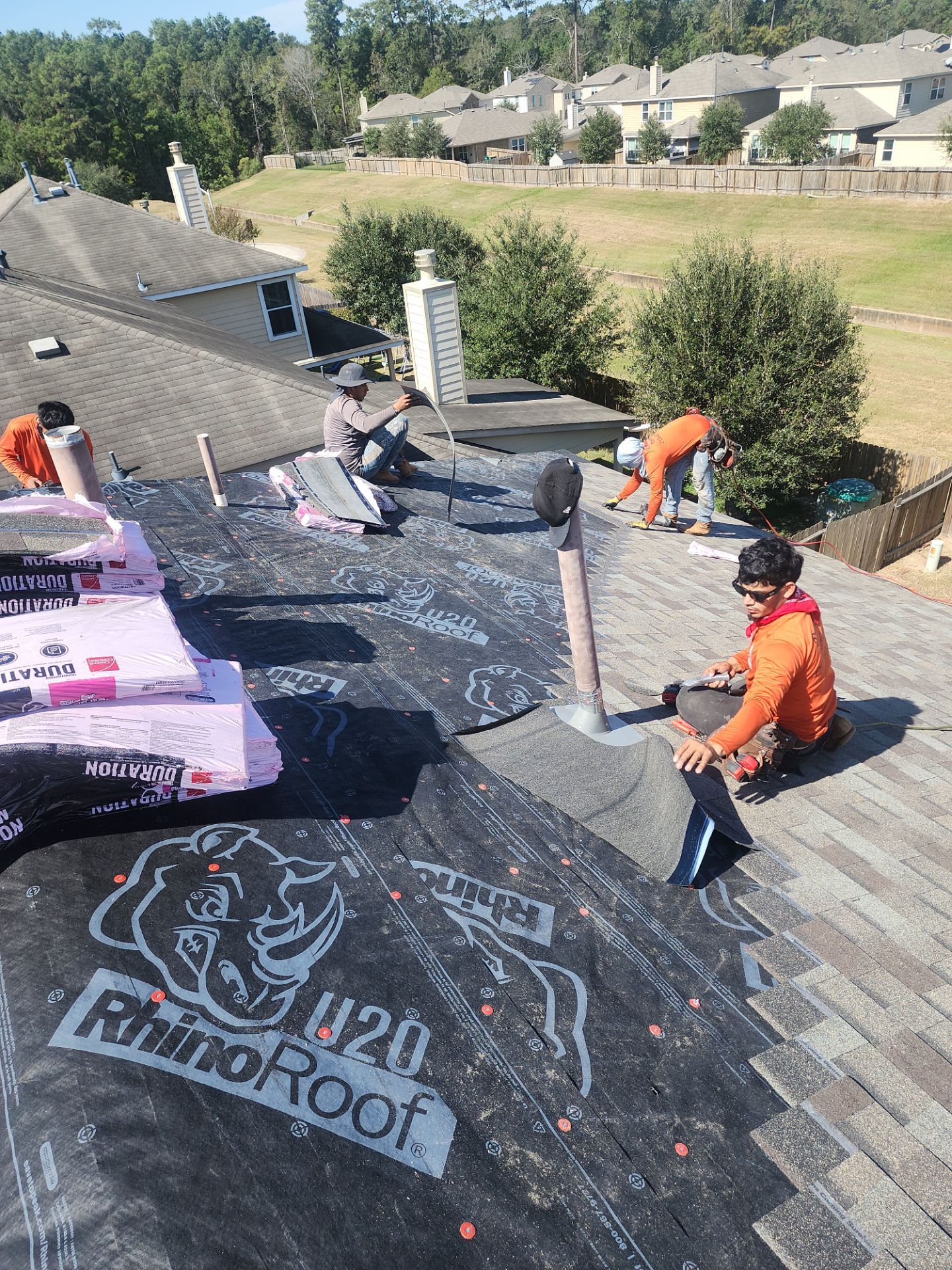 Residential Roofing Installation using Owen's Corning Duration (Lifetime) Shingles by Roof Repair Company