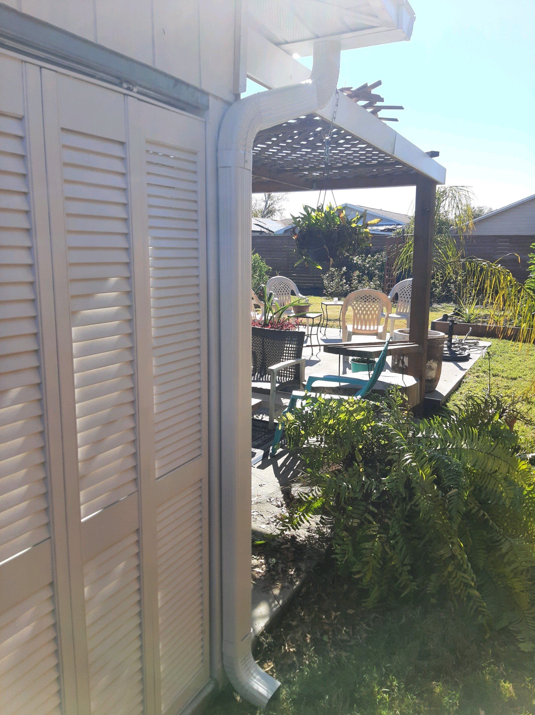 Gutter Installation using K-Style Seamless Gutters and Soffit and Fascia Replacement by Gutter Professors