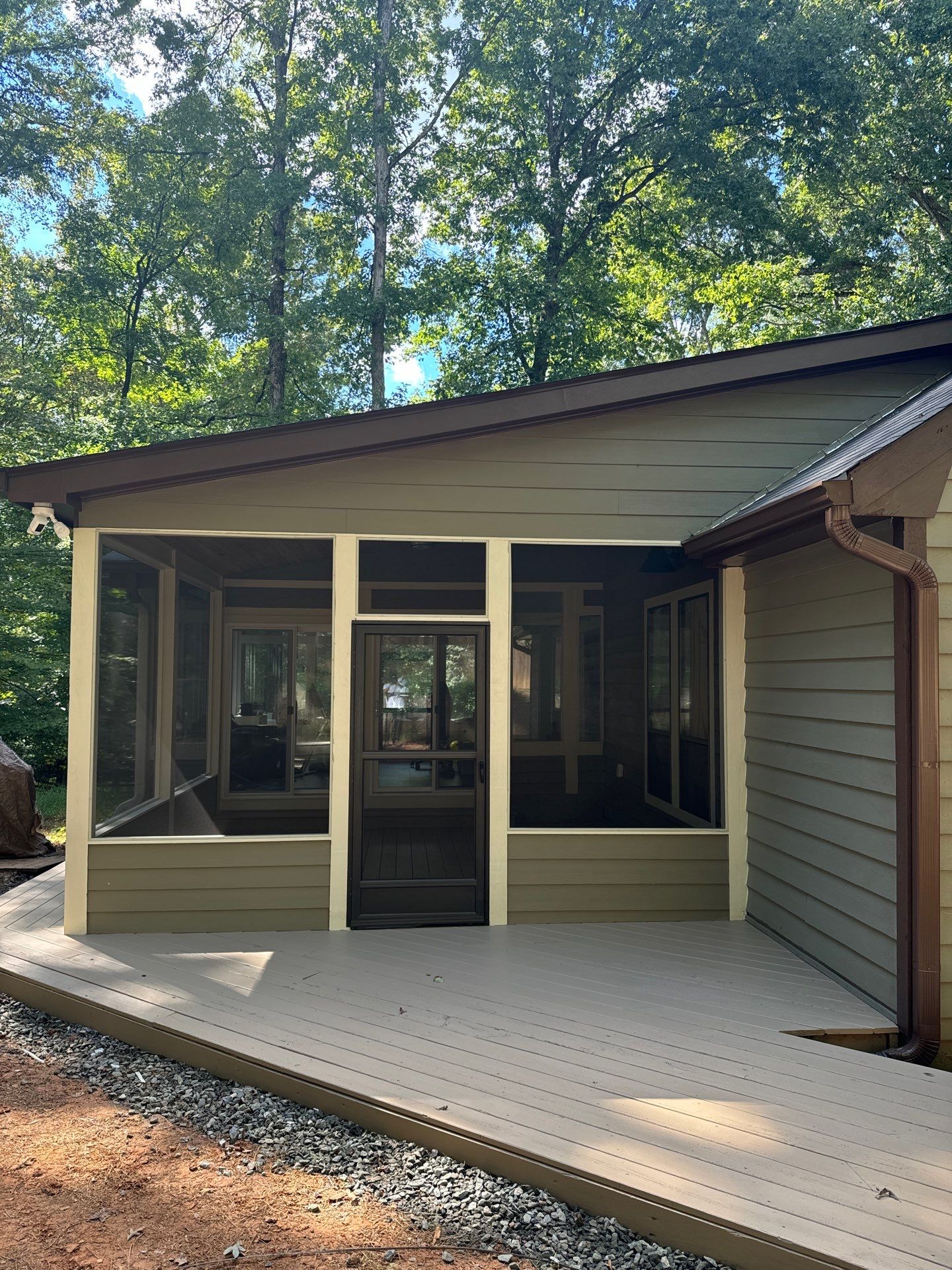 Screened-In Porch and Composite Deck Addition in Duluth by Swift Home Renovations