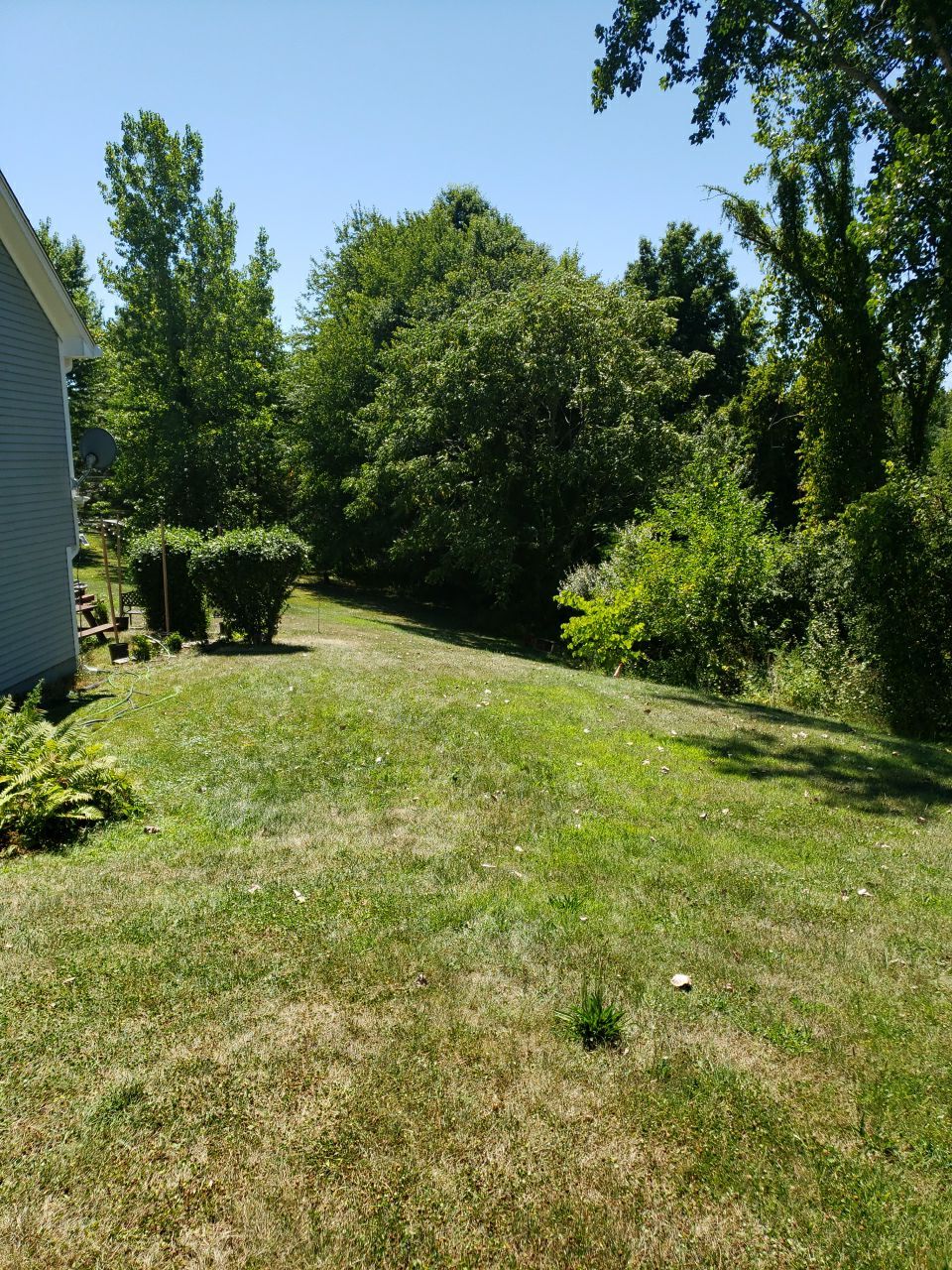 New Vinyl privacy fence and picket fence in white by DiGiorgi Roofing and Siding Inc