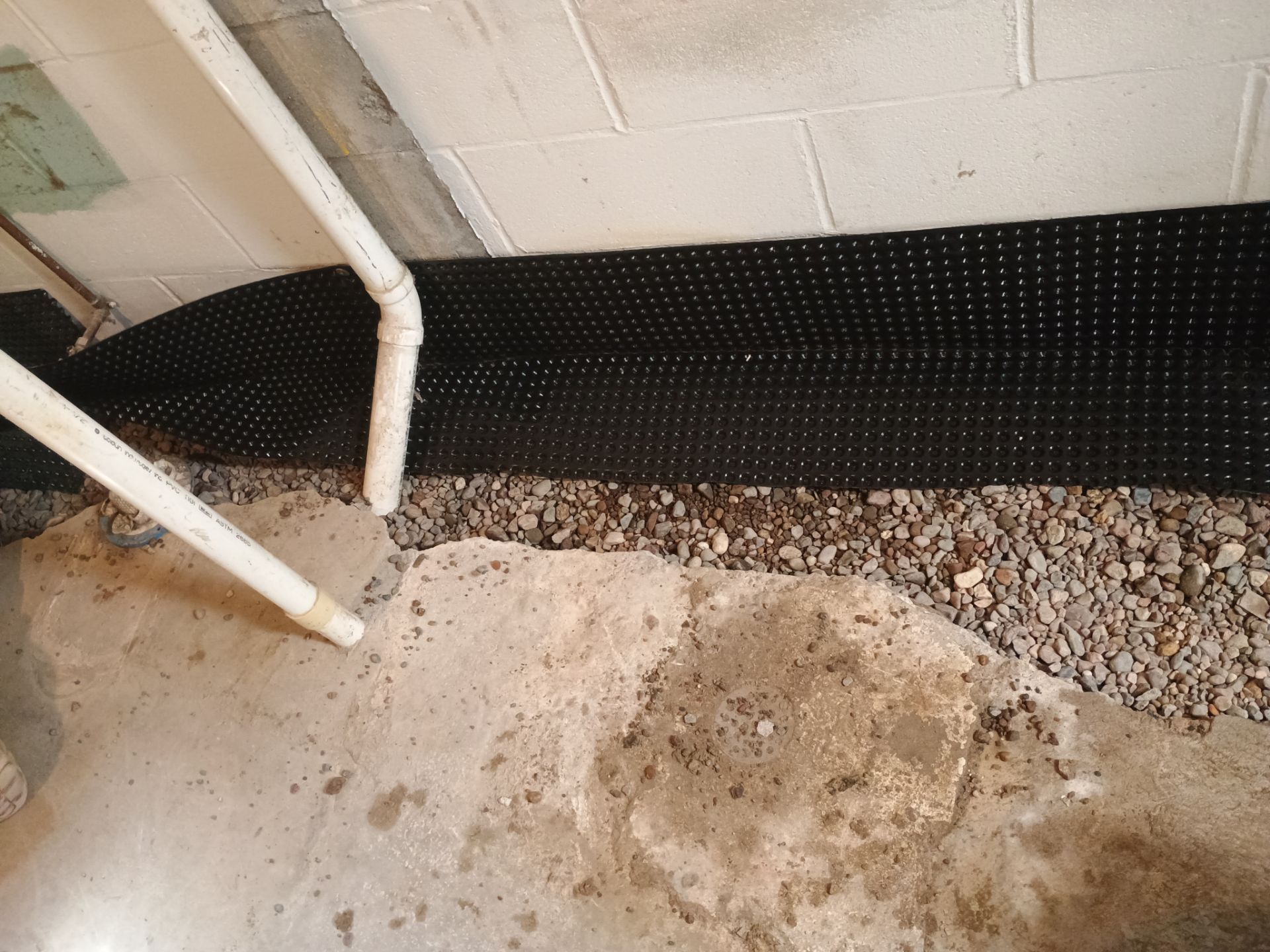 Tying Into an Existing Drain Tile System for Alec by Waterproofing Northeast