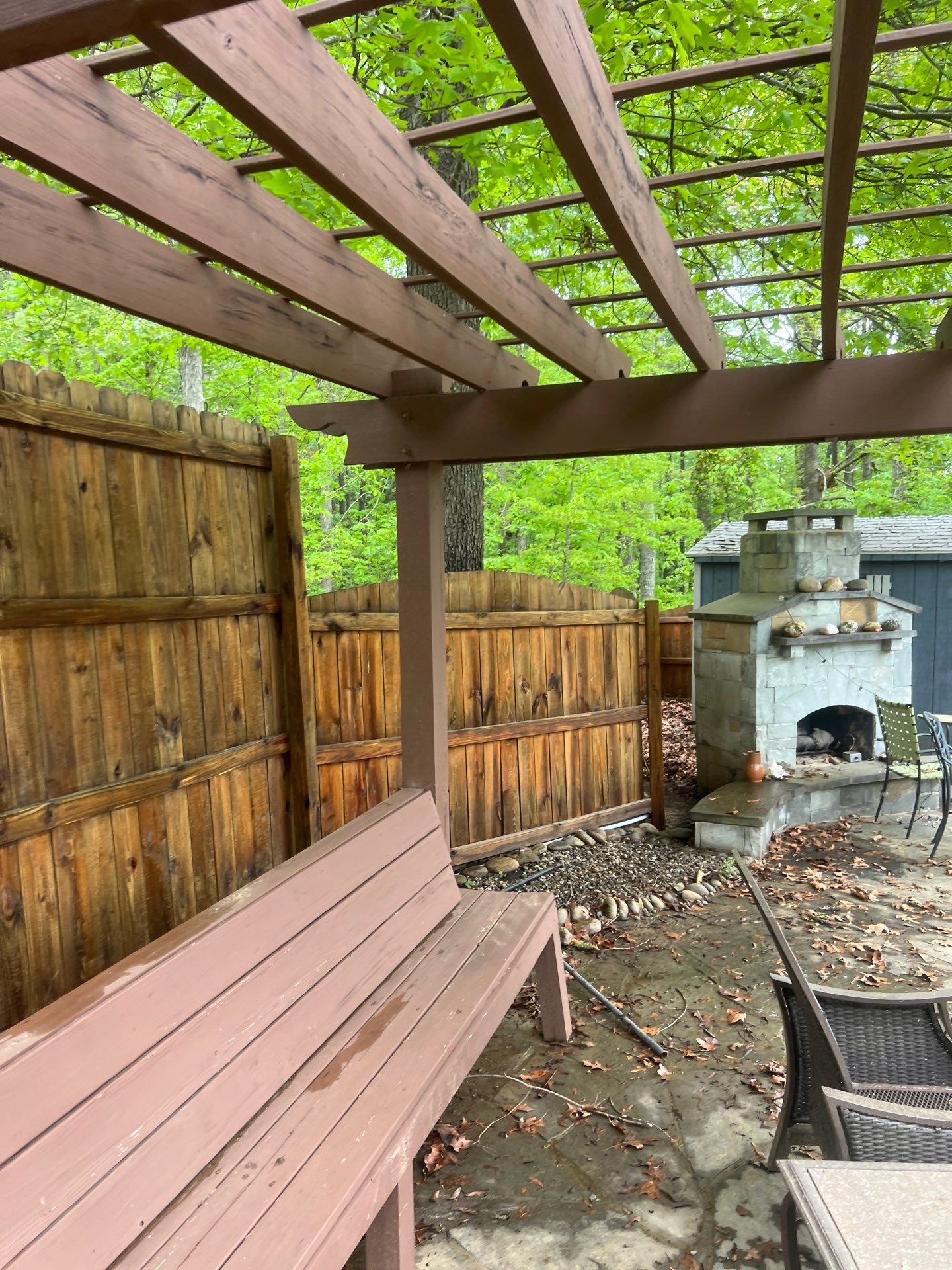 Fence using Wood Sealant by DuraSeal
