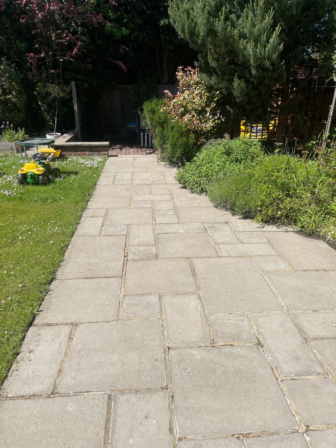 Driveway And Patio Clean using honda 21 ltr/min by Ges Exterior Cleaning ltd