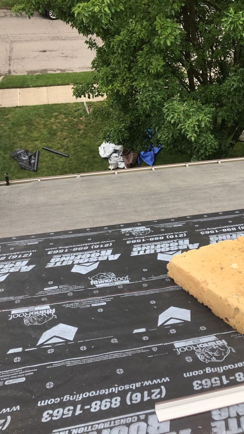 Residential Roof Replacement using Owens Corning Duration, Colonial Slate by Absolute Roofing and Construction