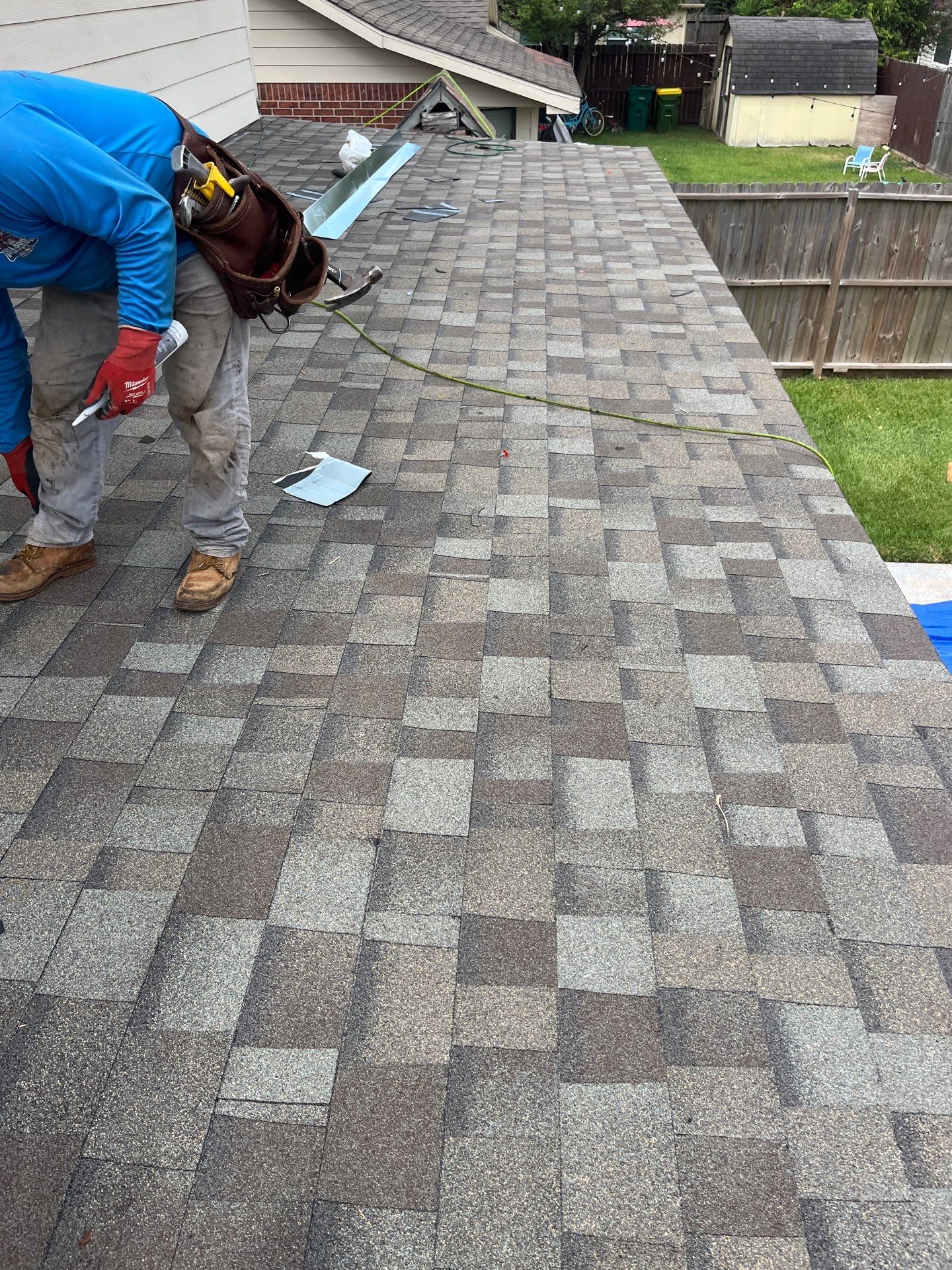Residential Roofing Installation using Owen's Corning Duration (Lifetime) Shingles by Roof Repair Company
