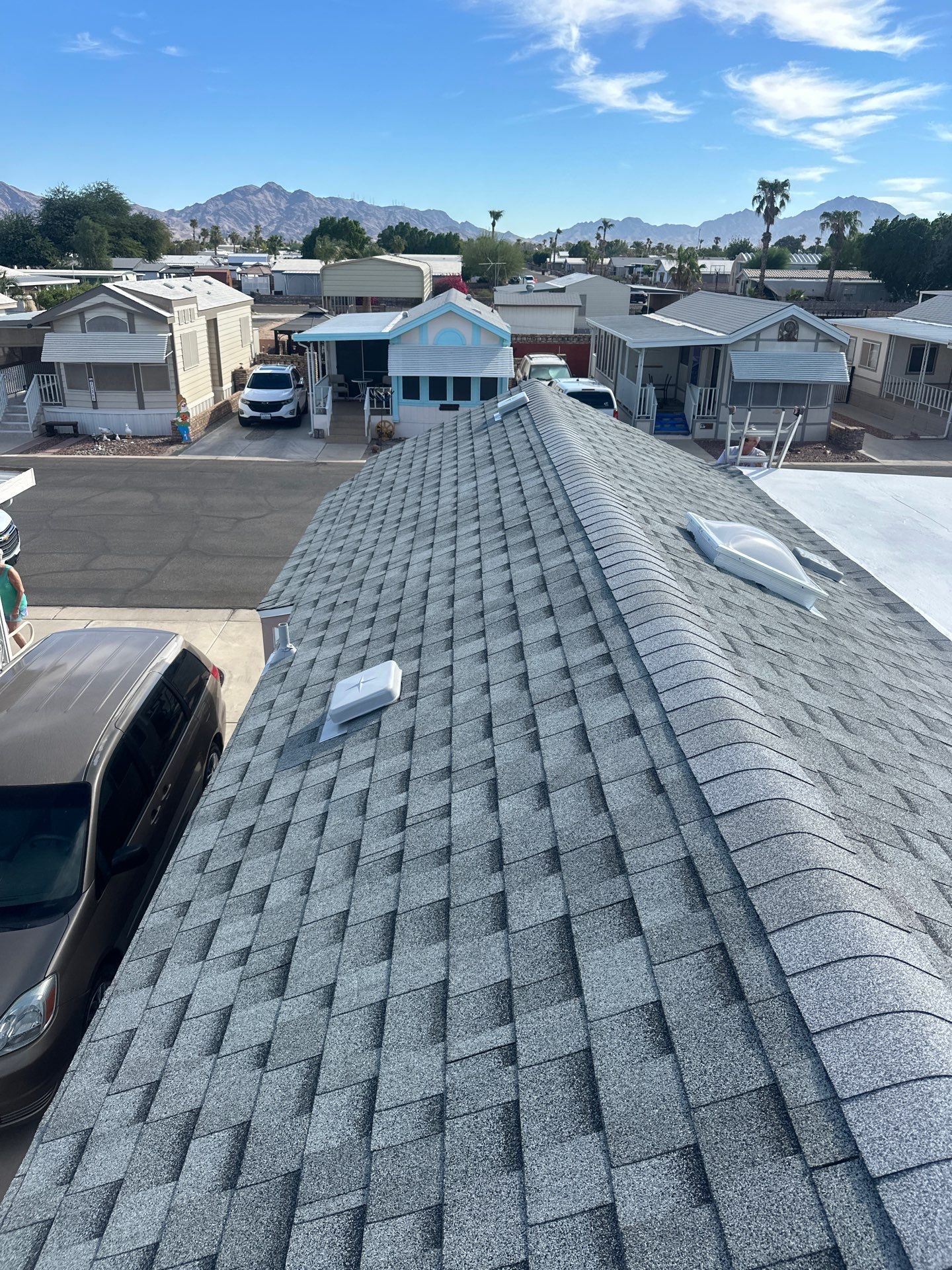 Silver Birch Shingles by Reimagine Roofing