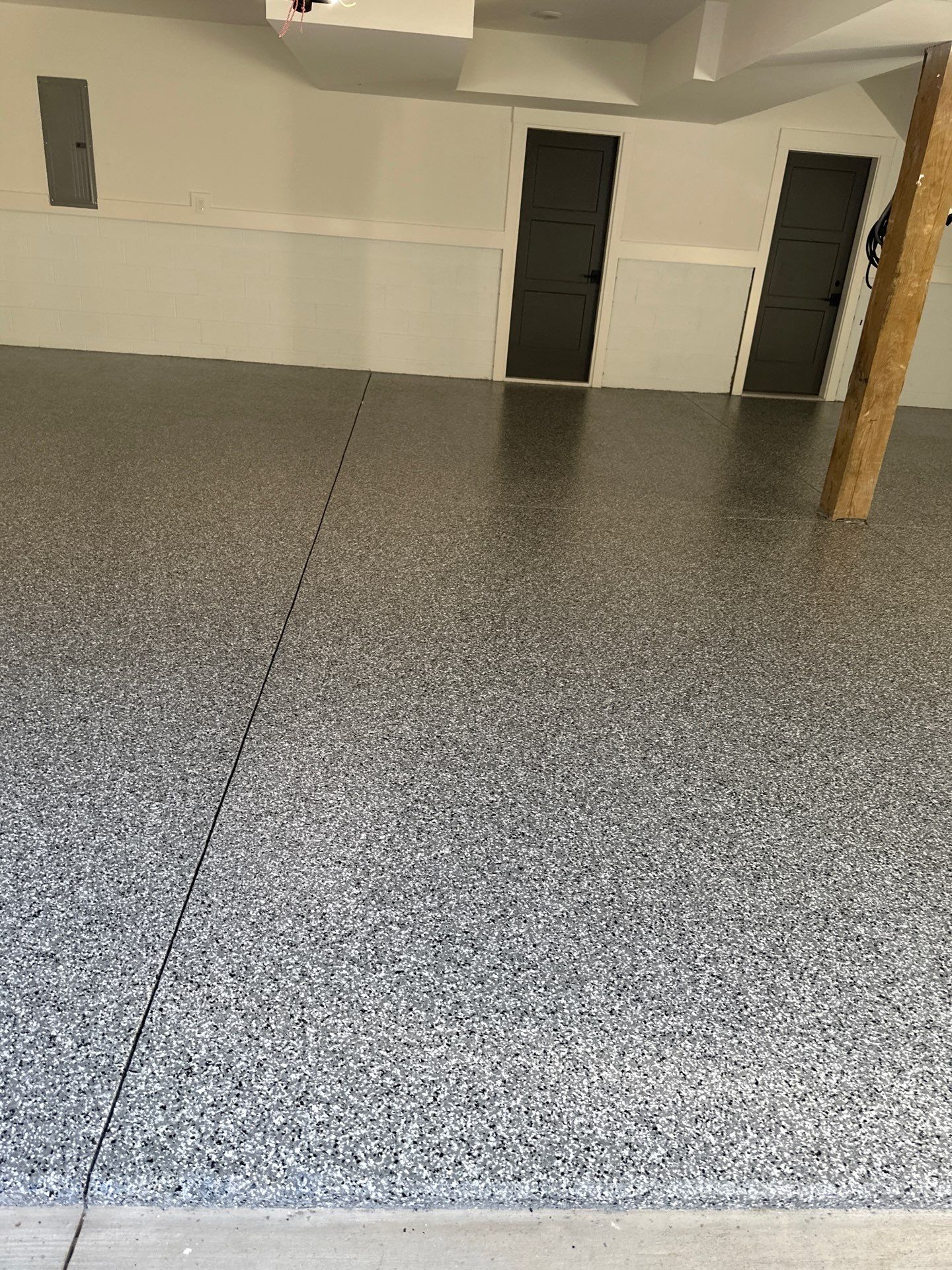 Garage Floor Coating using Wombat by My Garage Floor Guys