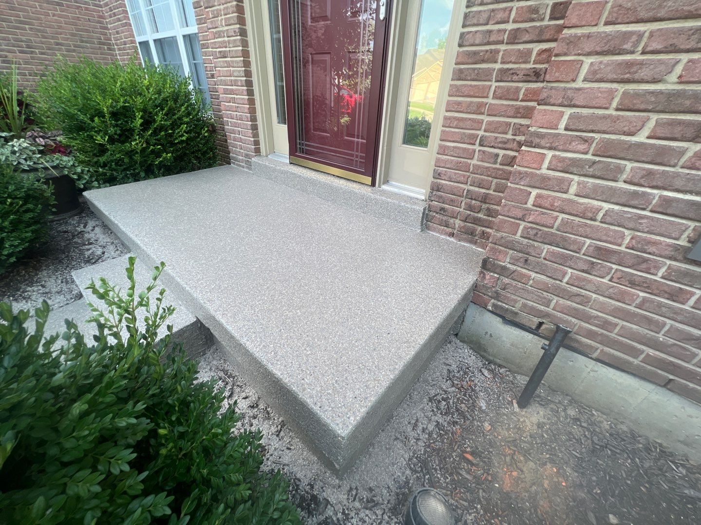 Patio Installation using Flint by Your1DayFloor.com