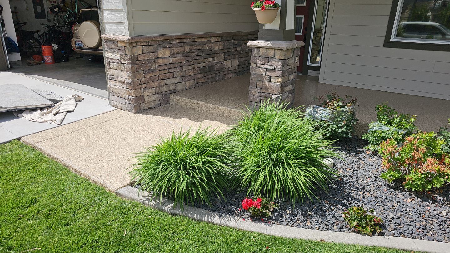 Patio Transformation using Pecan by Croc Coatings, LLC