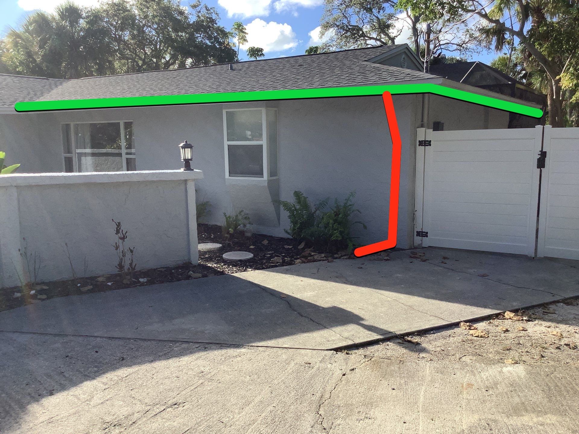 Black Seamless Gutters Installation in Siesta Key FL by Gutter Professors