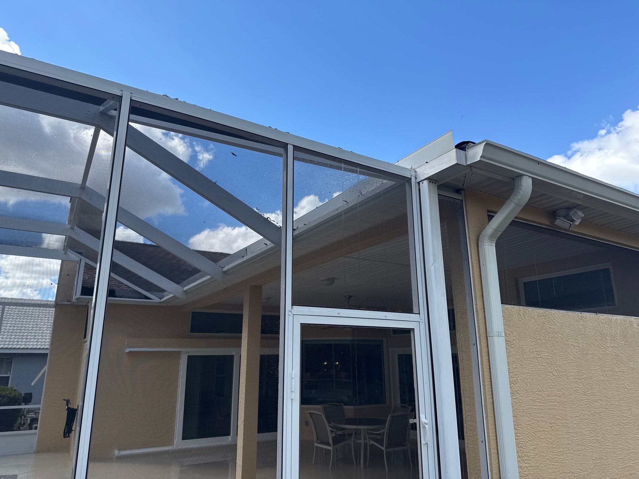 Painted Pool Deck, Pool Cage & Exterior Surface Cleaning in Creekwood – Bradenton, FL by Sunshine AquaWash