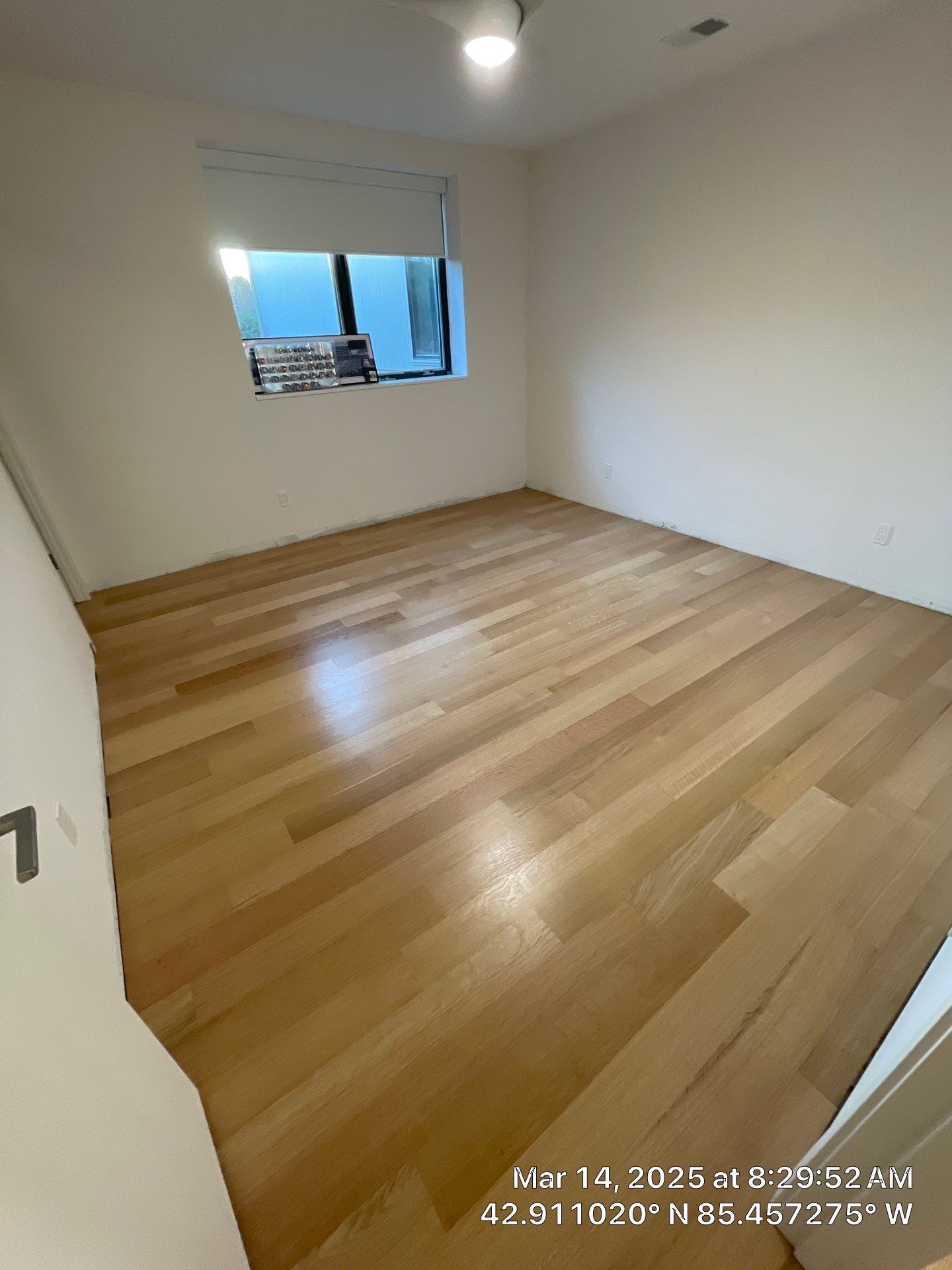 Basement Remodel using Engineered White Oak by RTBaldwin Hardwood Floors