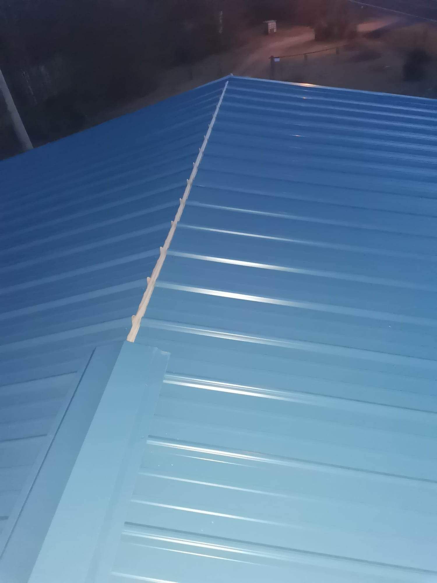 Residential Roofing Installation using 29 gauge metal by Hostetler Roofing