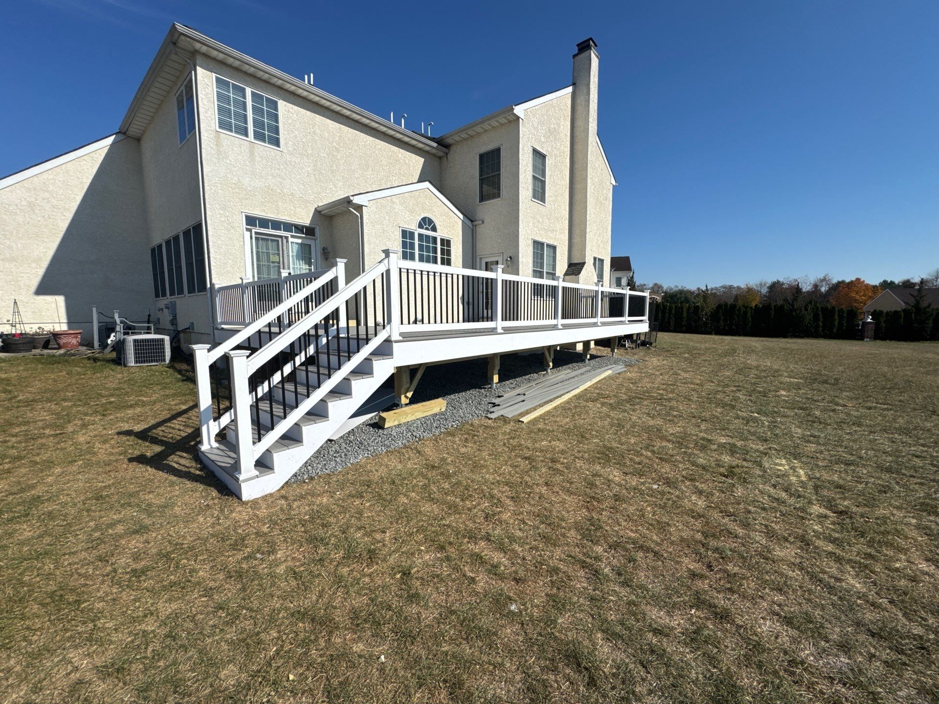 New Deck using Deckorators Venture - Color Saltwater by deck guardian