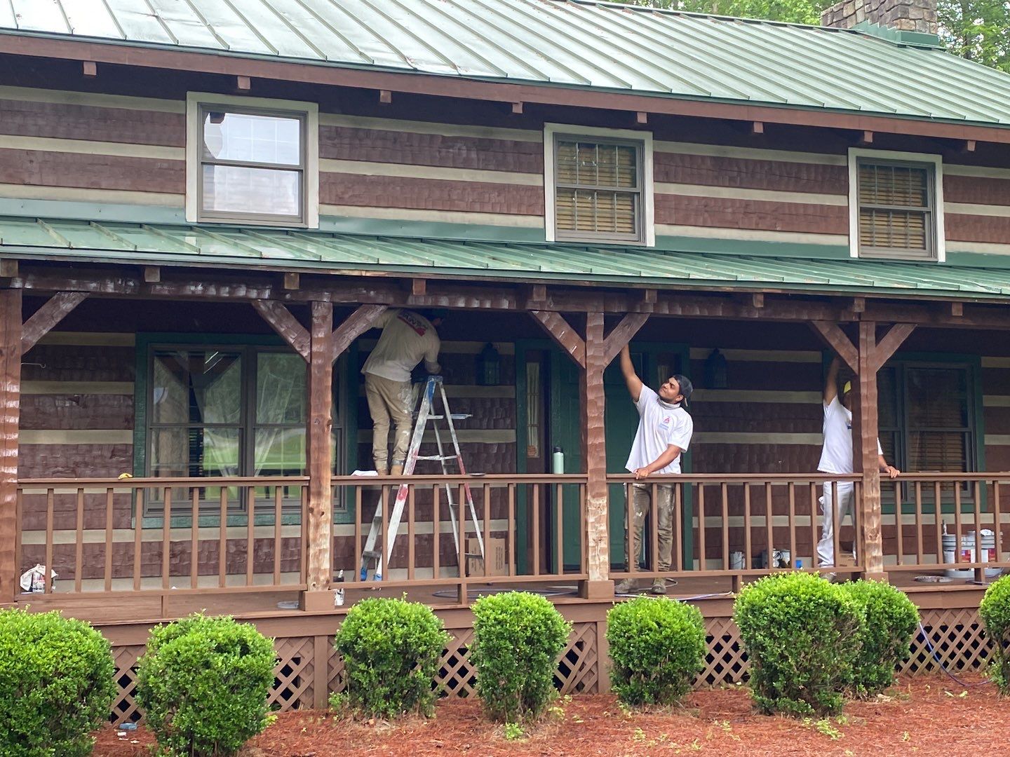 Chesapeake Log Cabin by AKK Painting LLC