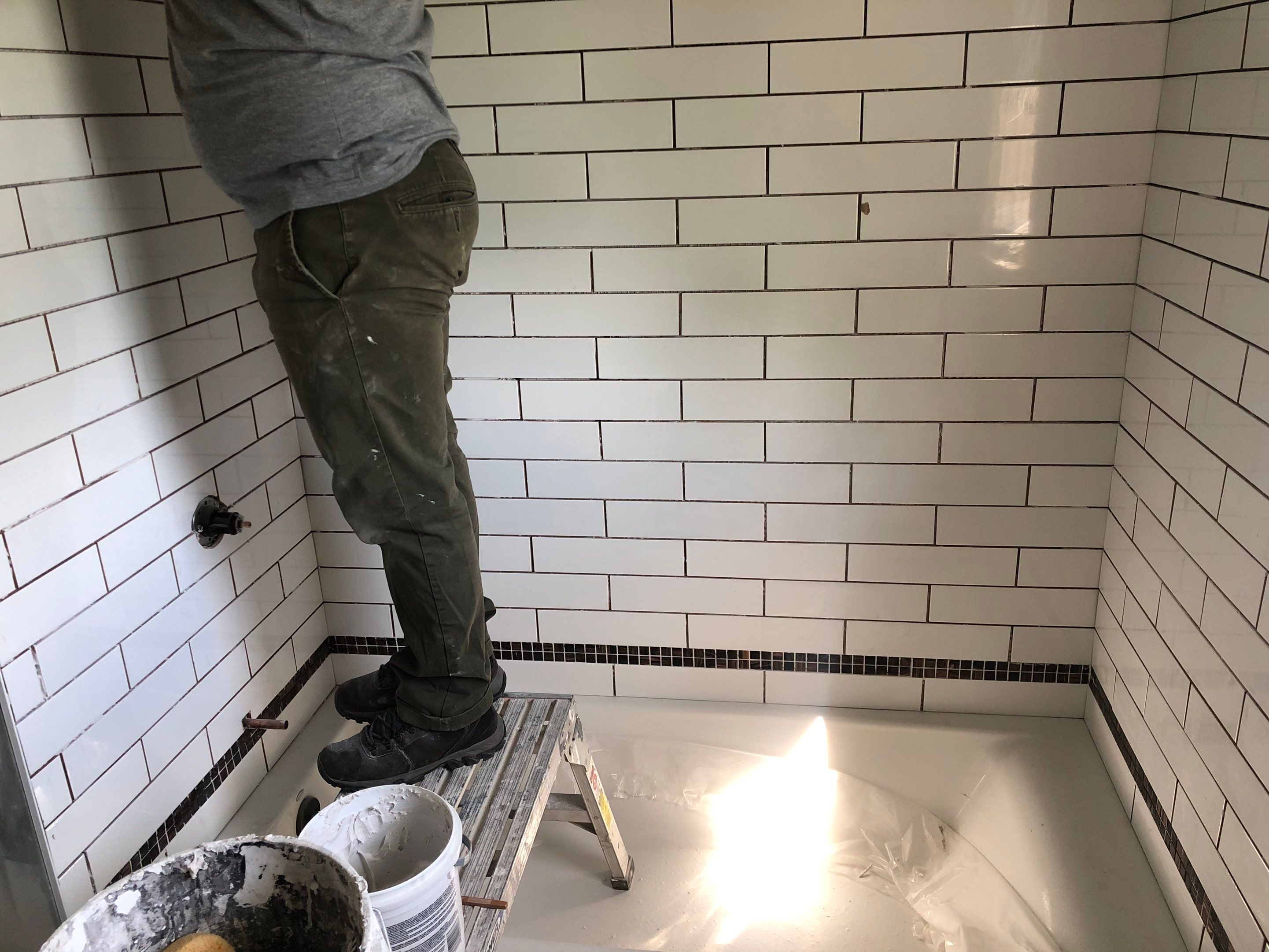 Bathroom Remodel using Tile by Home Concepts Construction